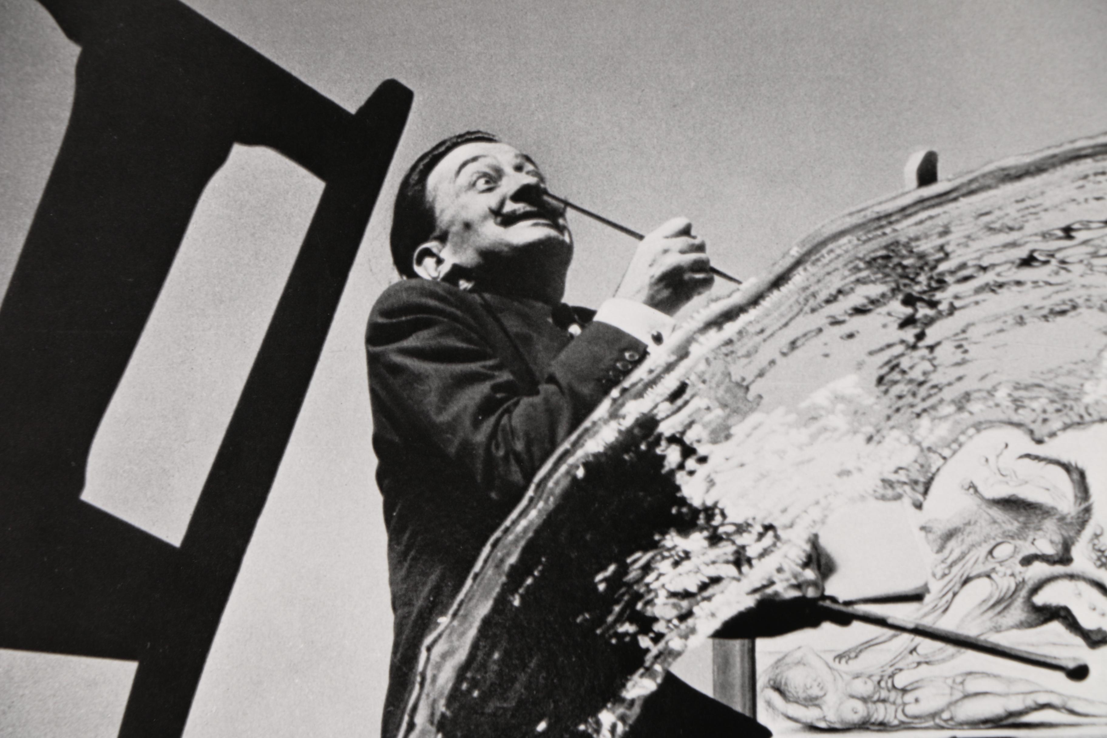 Halftone After Philippe Halsman and Salvador Dalí "Dali Atomicus"