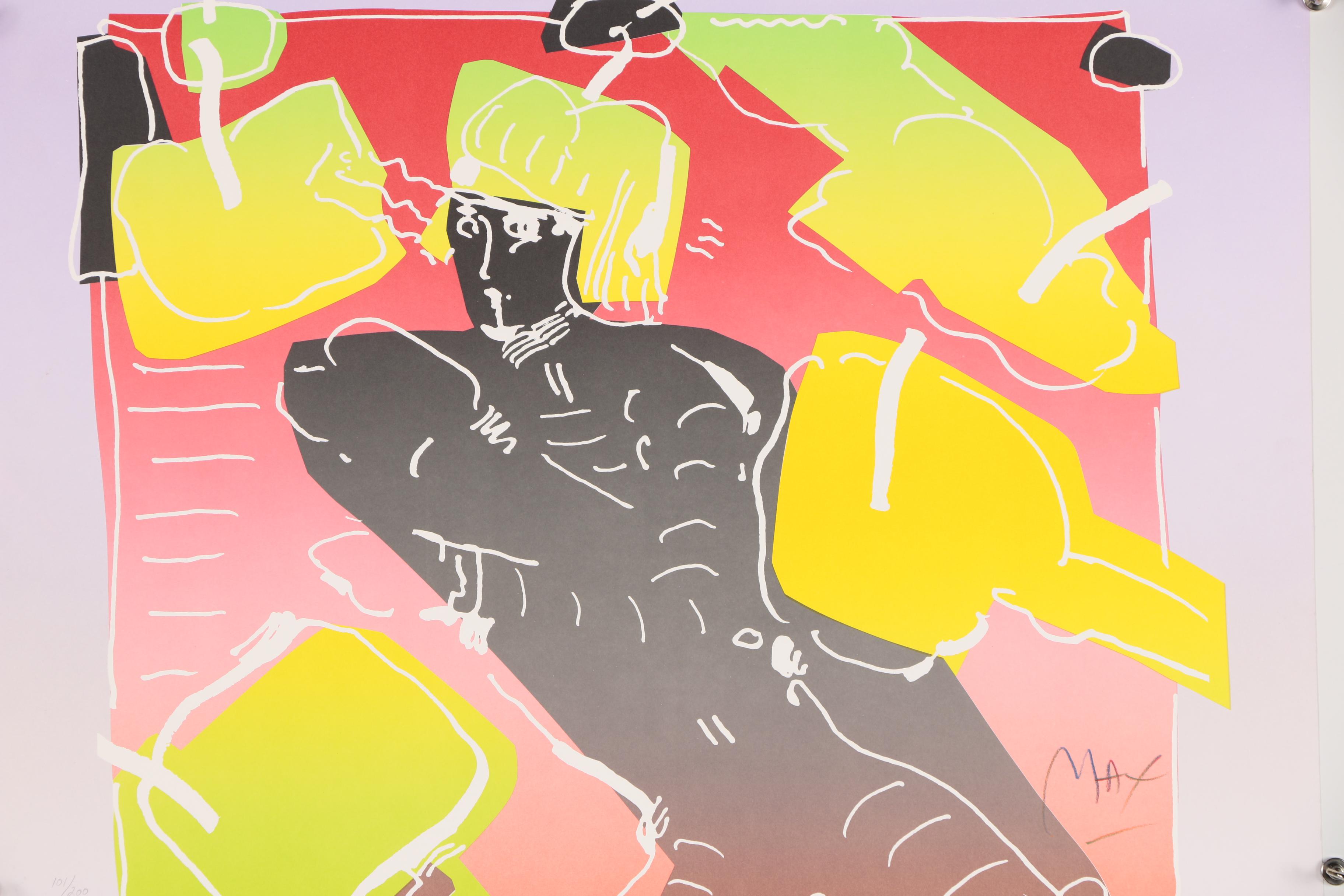 Peter Max Lithograph "The Dancer"