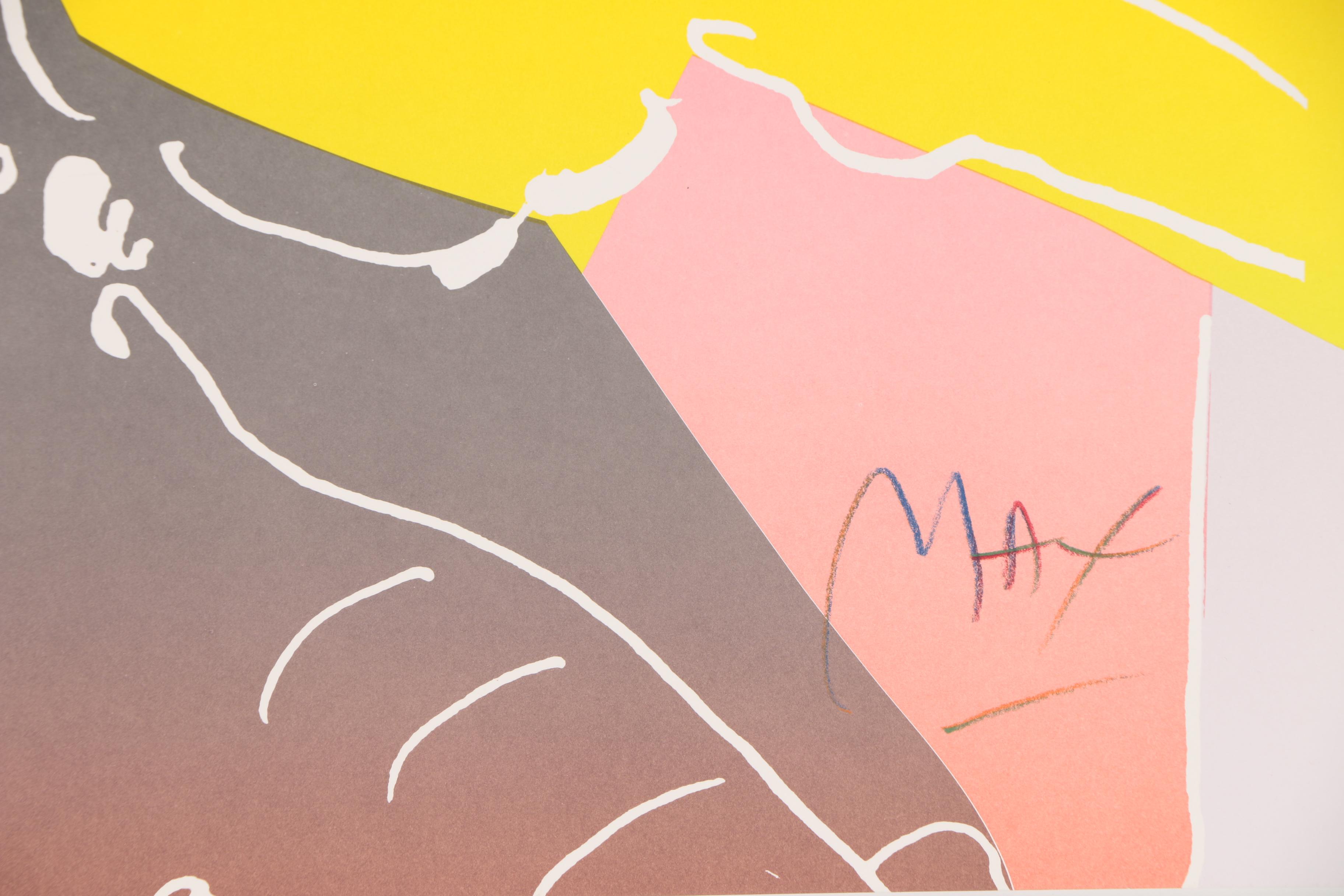 Peter Max Lithograph "The Dancer"