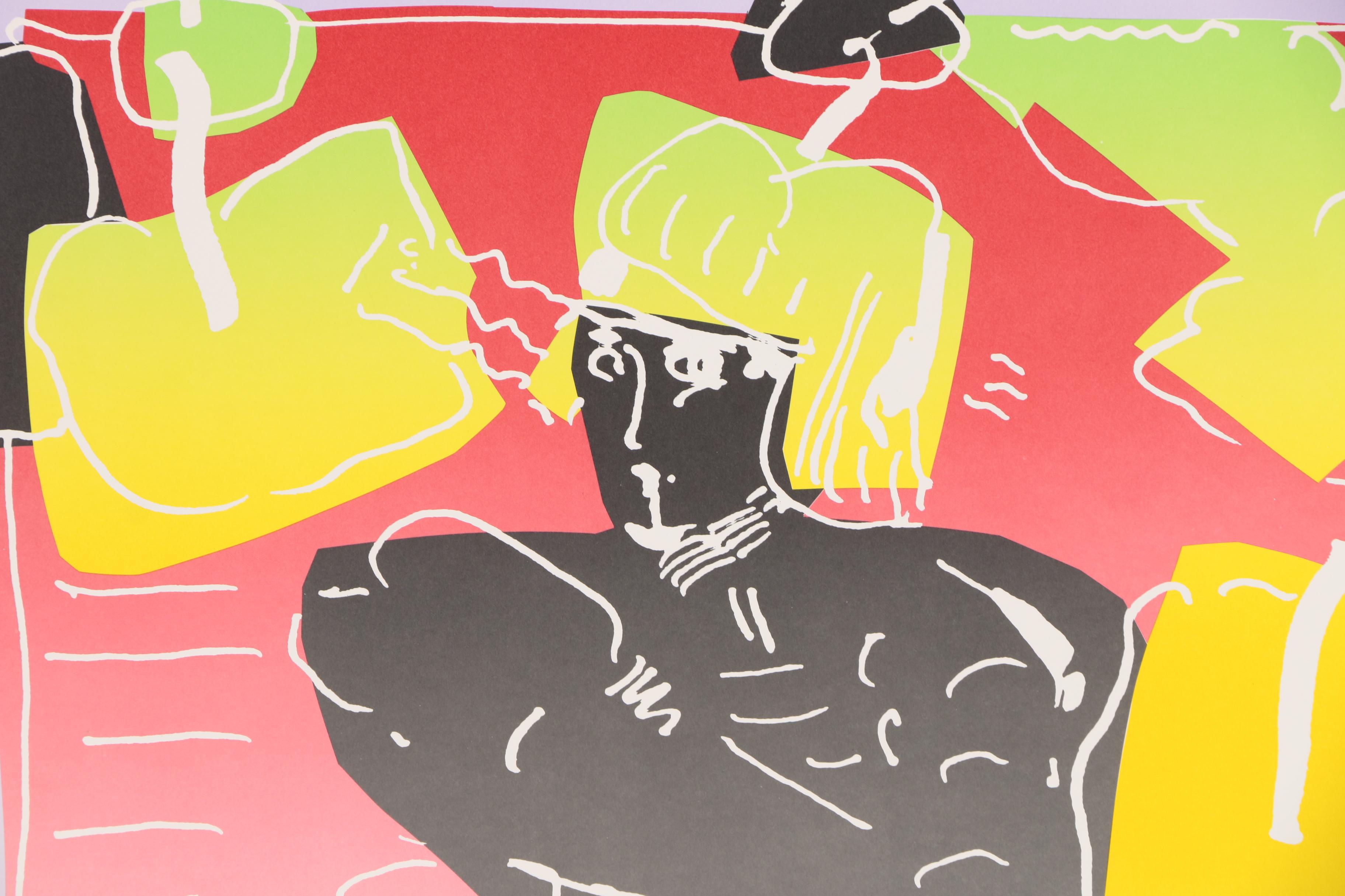 Peter Max Lithograph "The Dancer"