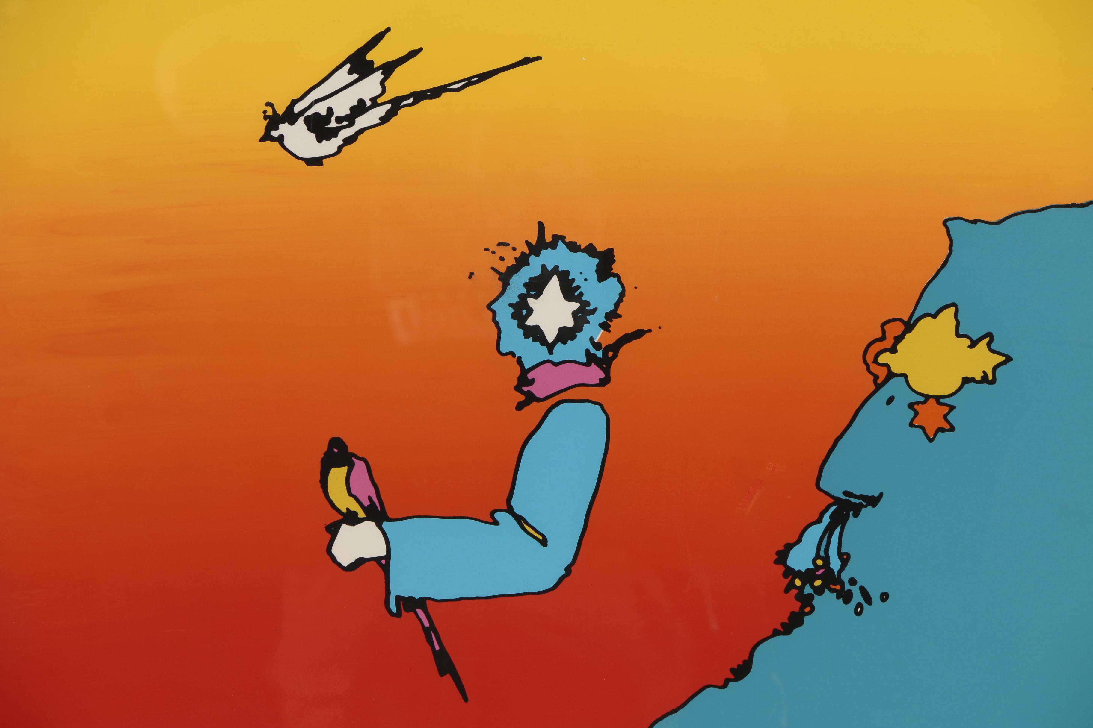 Peter Max Serigraph , "Candidate for Peace" 1972