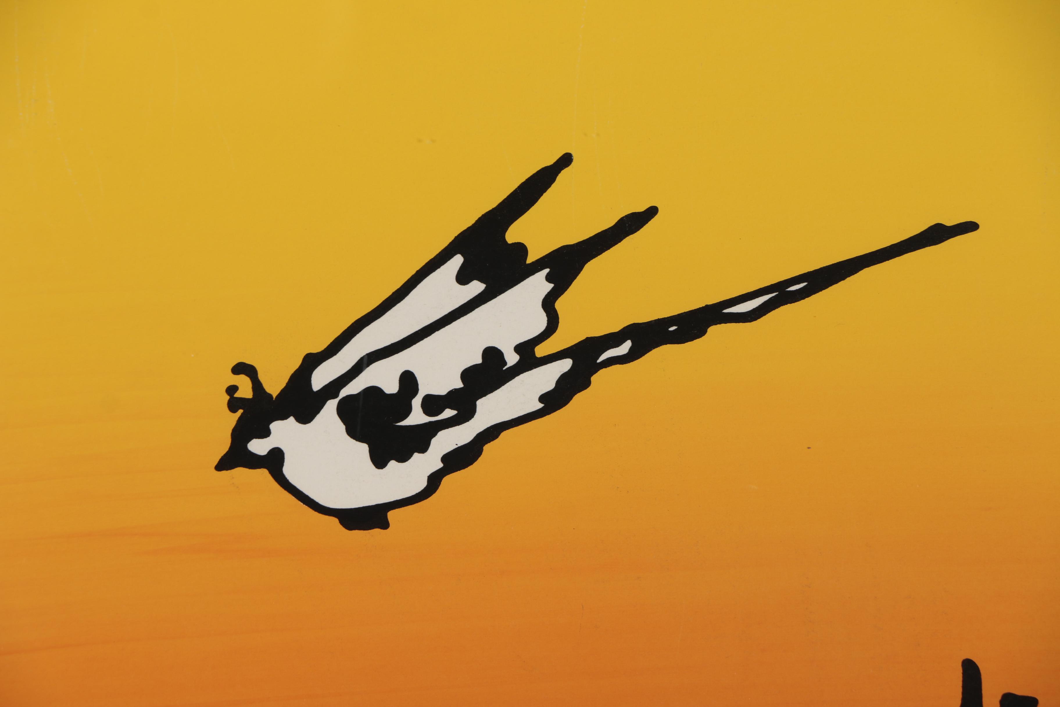 Peter Max Serigraph , "Candidate for Peace" 1972