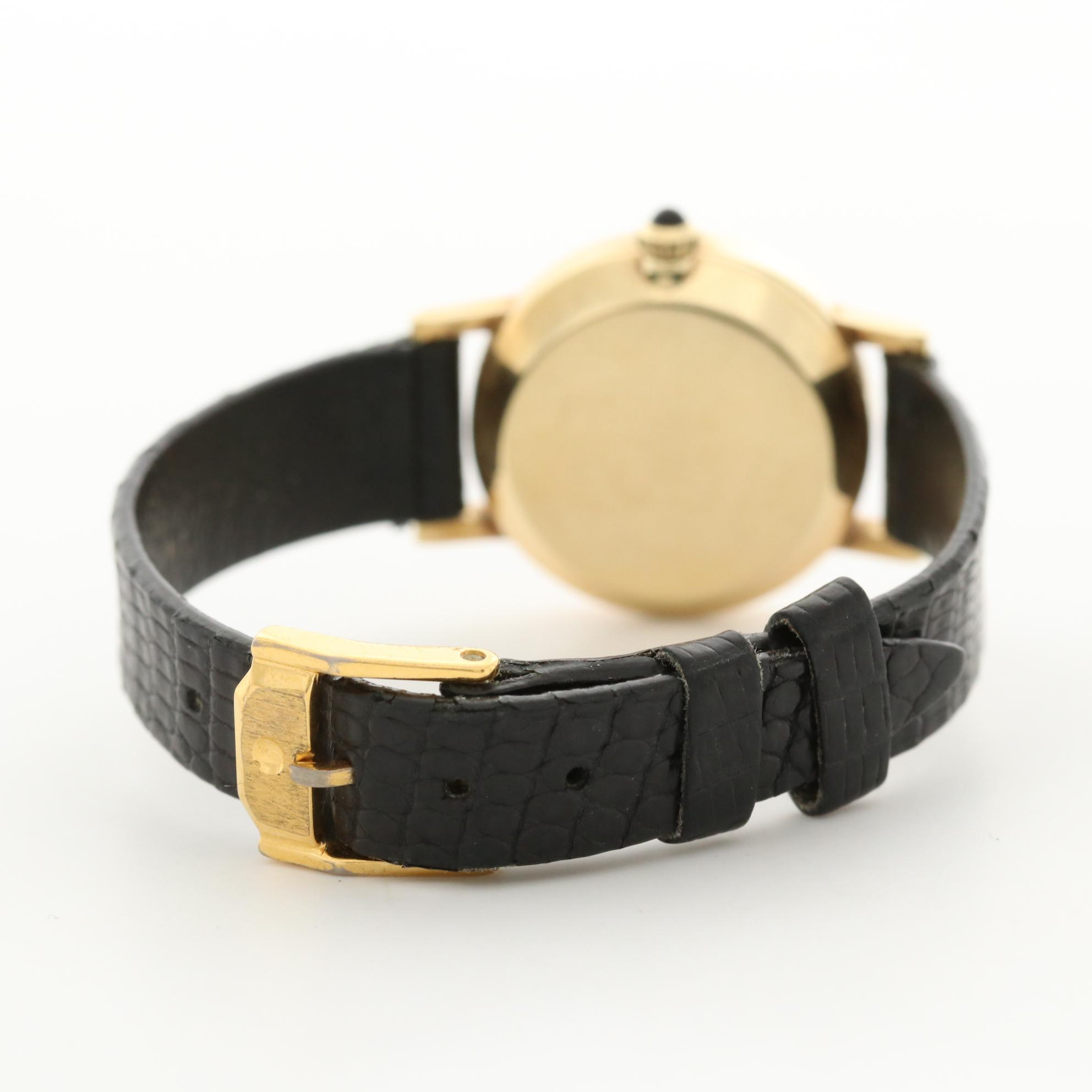 Vintage Movado /Zenith Museum 14K Gold Stem Wind Watch