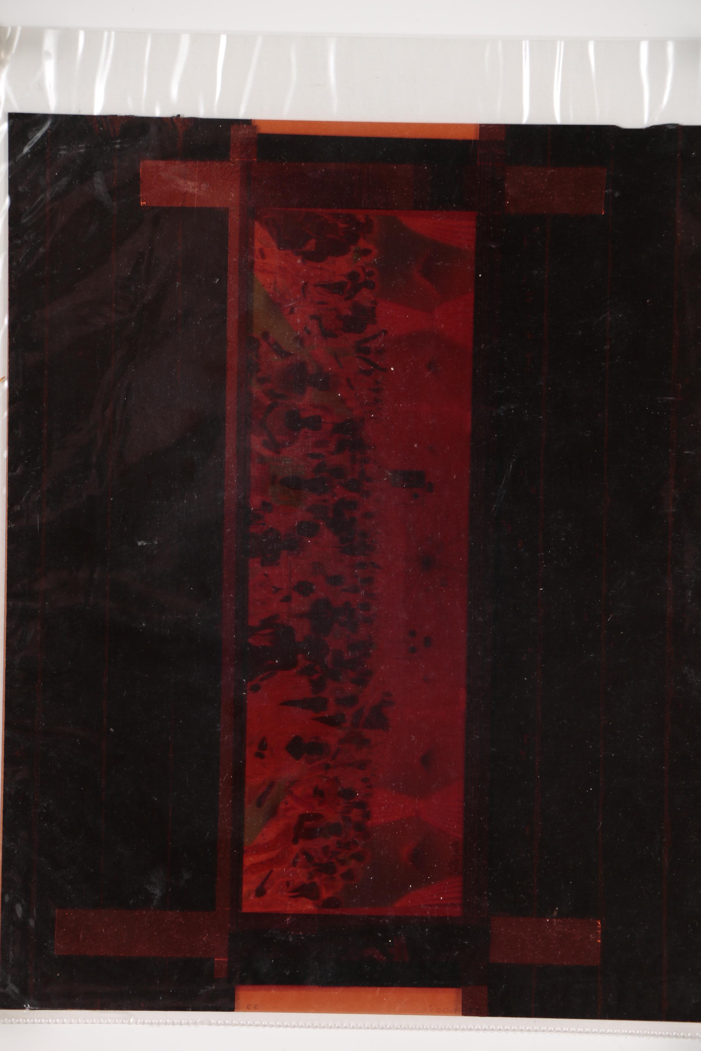 Color Negative Film Sheet of Thomas Suriya Mural "You Are the Star"