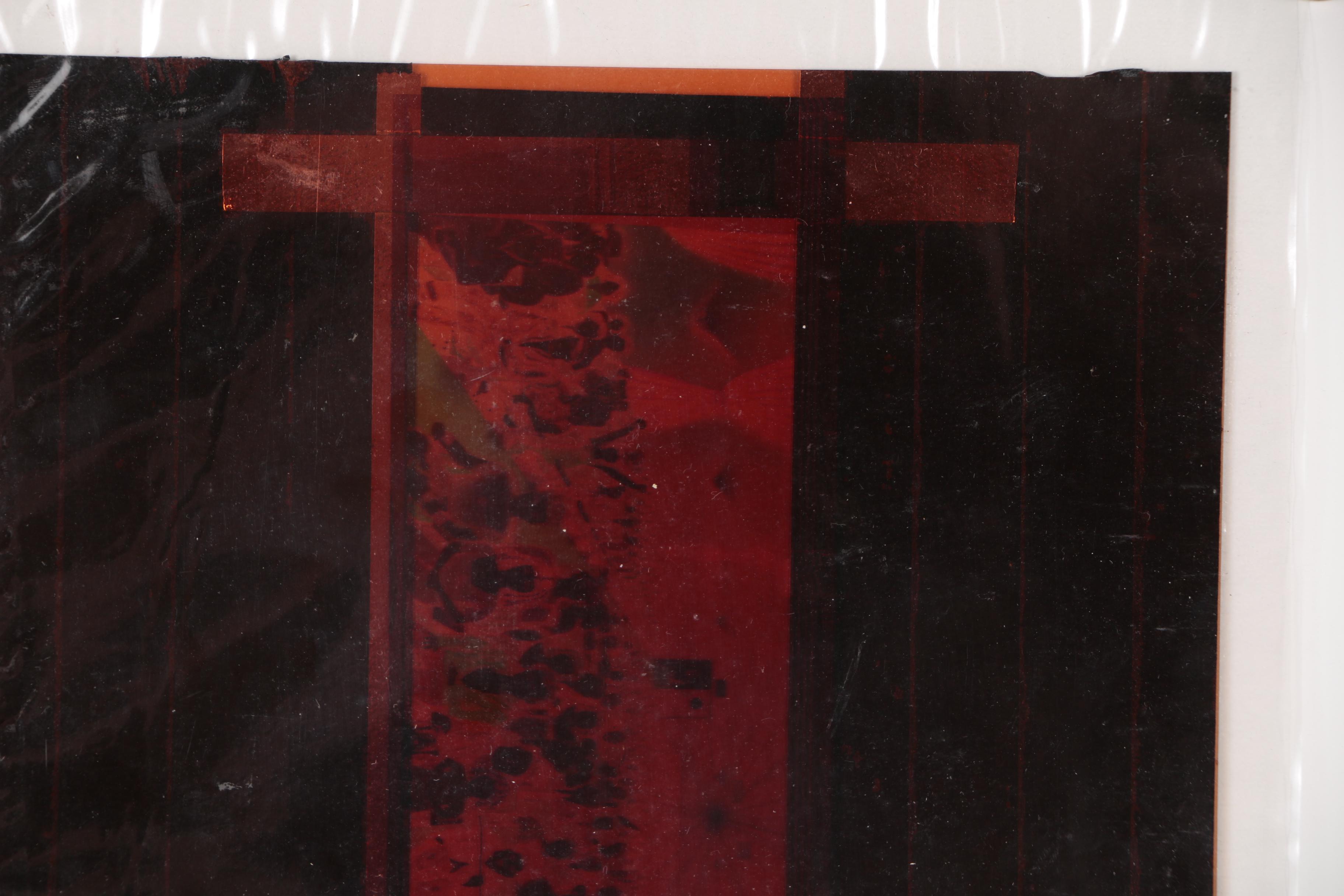 Color Negative Film Sheet of Thomas Suriya Mural "You Are the Star"