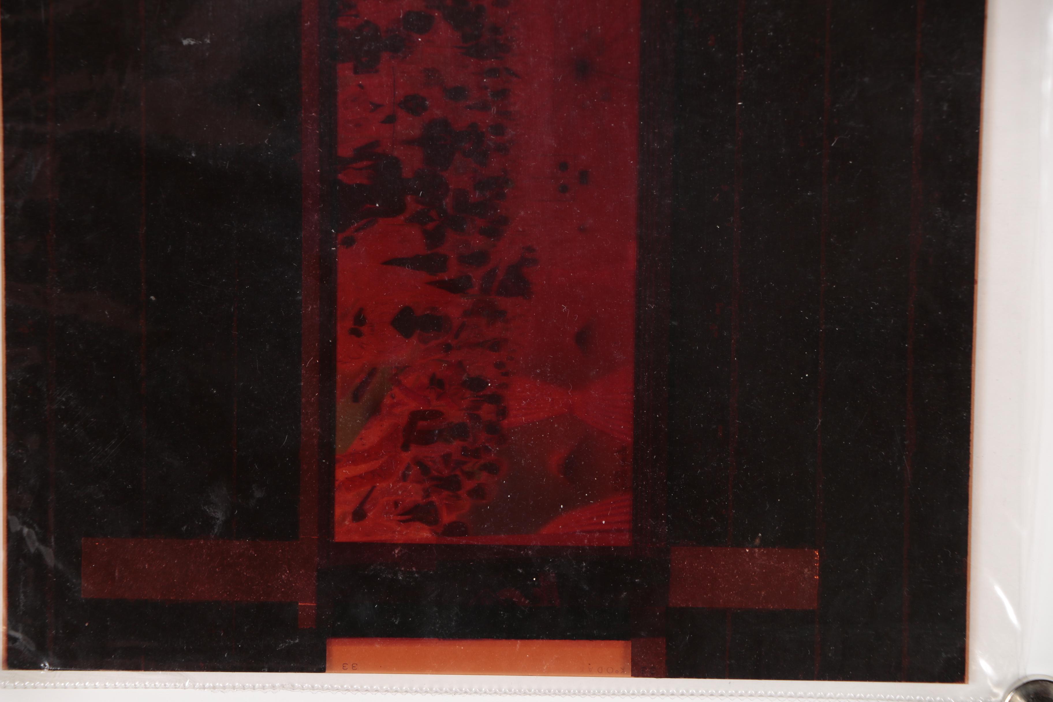 Color Negative Film Sheet of Thomas Suriya Mural "You Are the Star"