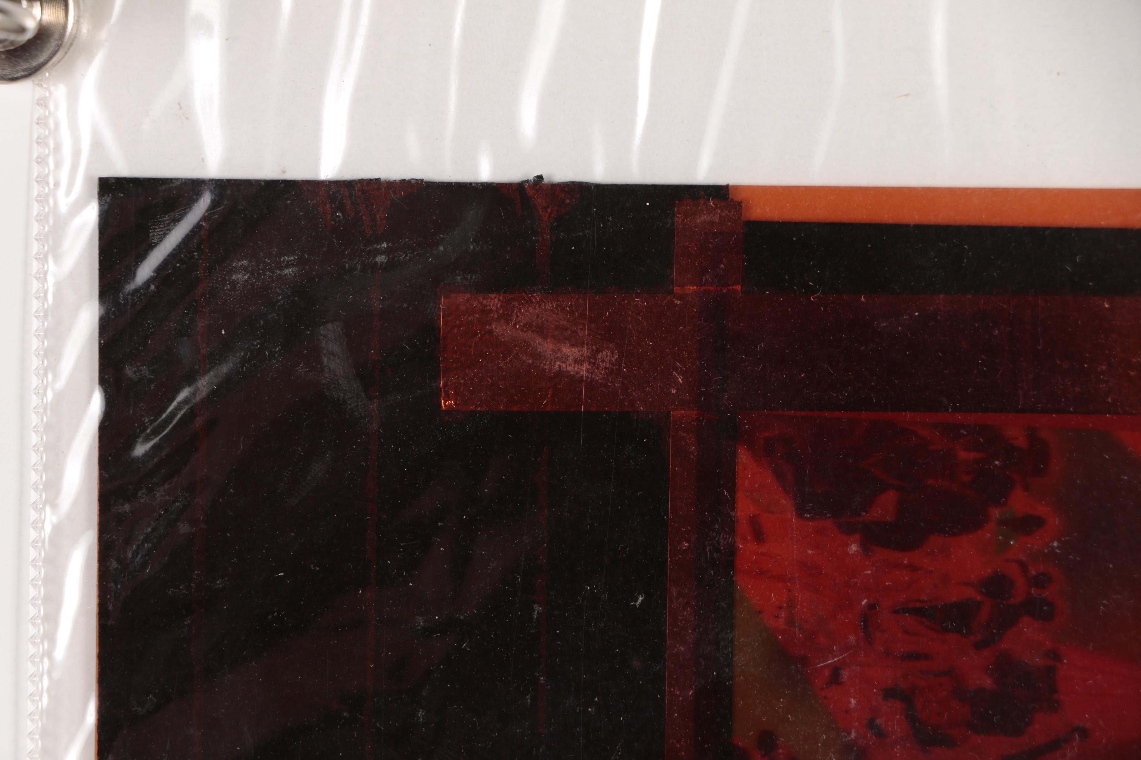 Color Negative Film Sheet of Thomas Suriya Mural "You Are the Star"