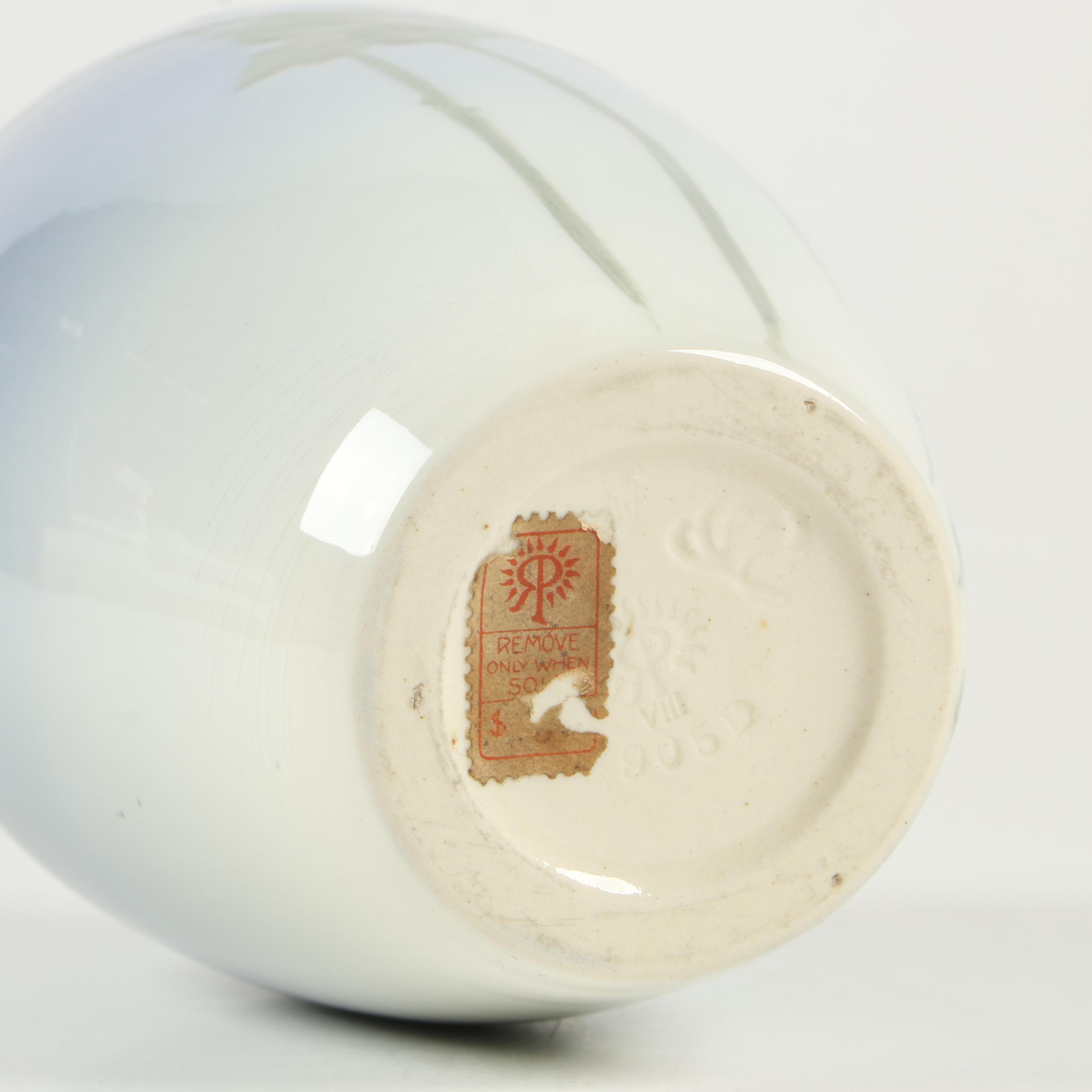 Sarah Elizabeth Coyne Rookwood Pottery High Glaze Vase, 1908