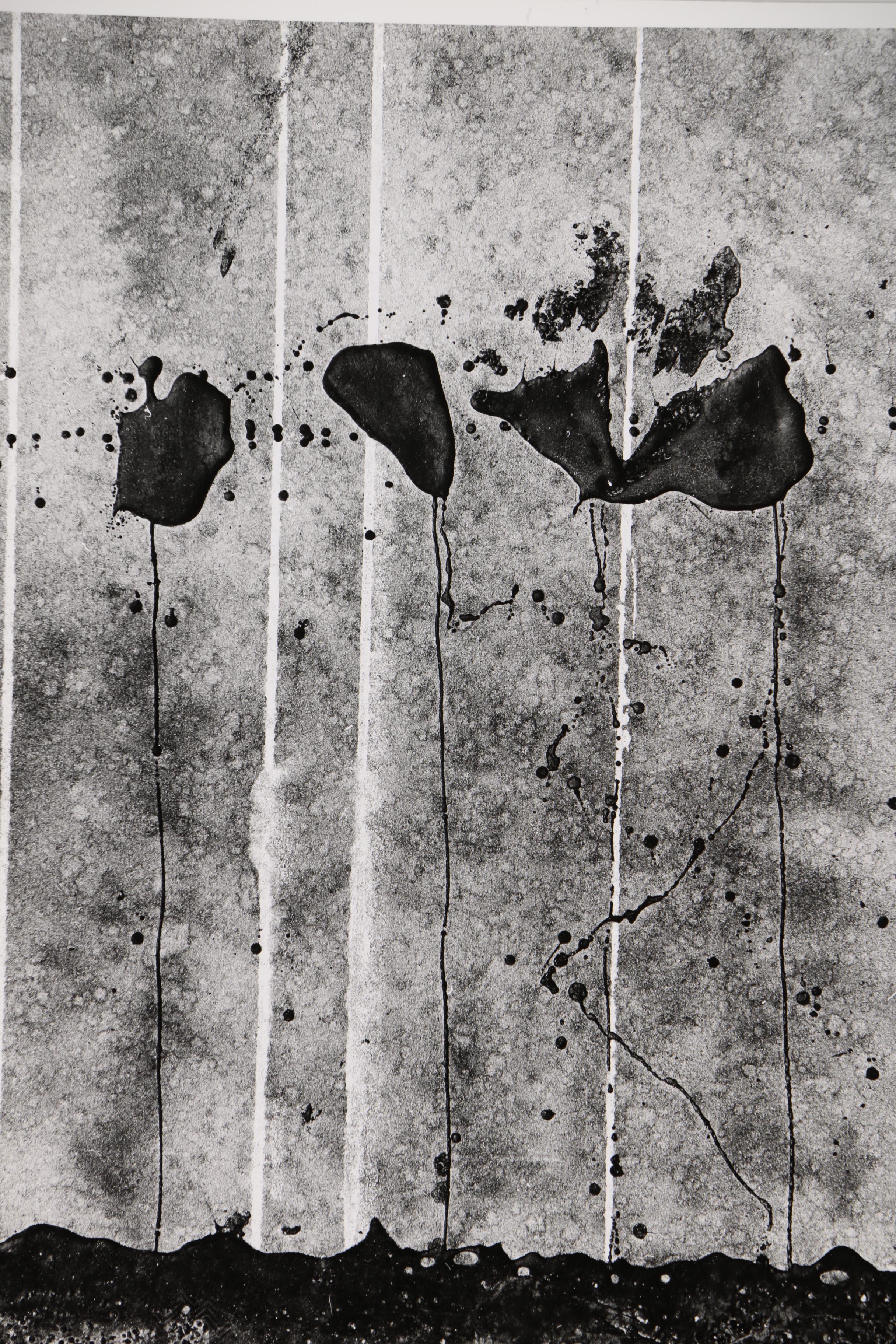 Don Jim Silver Gelatin Photograph from "Warriors (Abstract Tar Drippings)"
