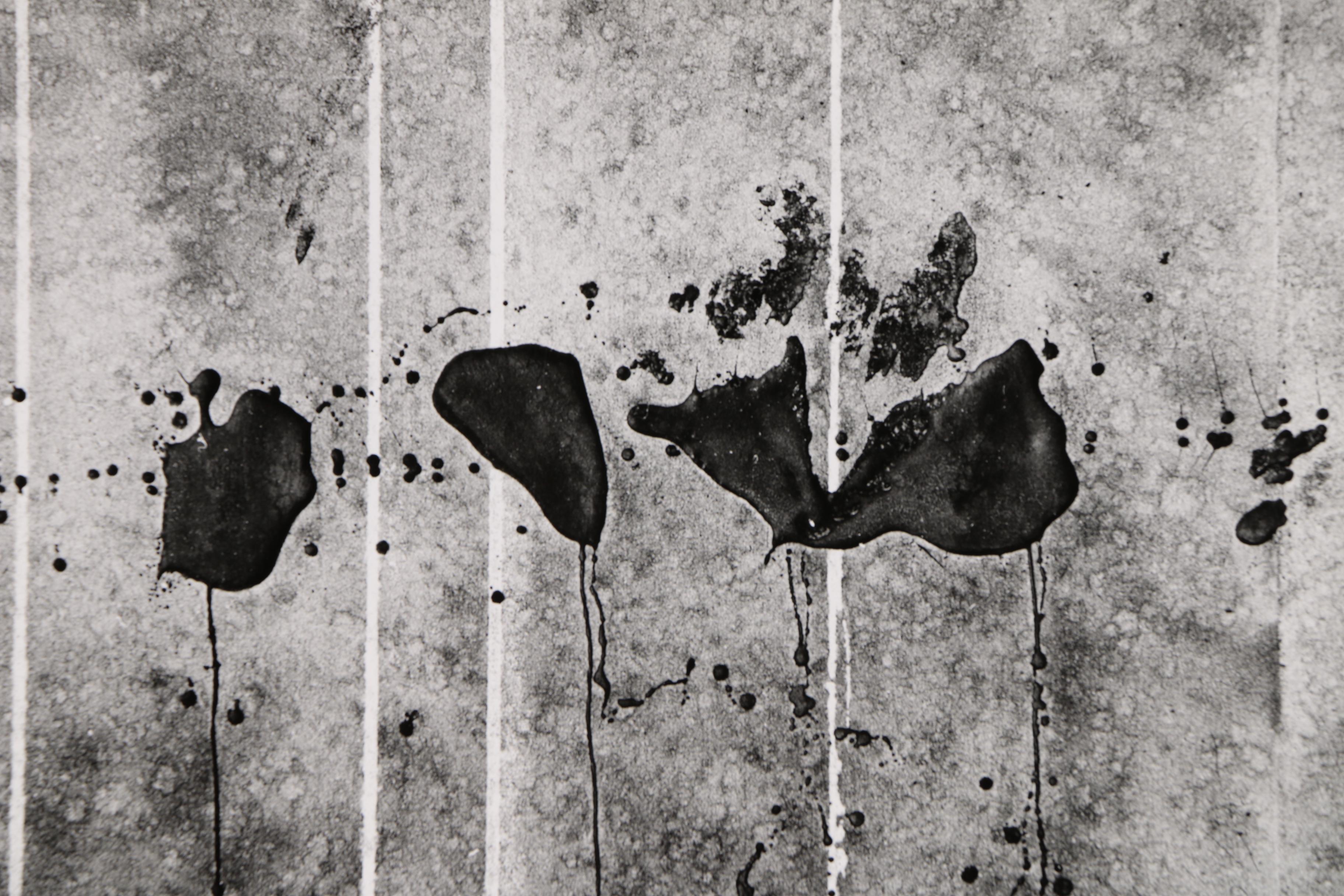 Don Jim Silver Gelatin Photograph from "Warriors (Abstract Tar Drippings)"
