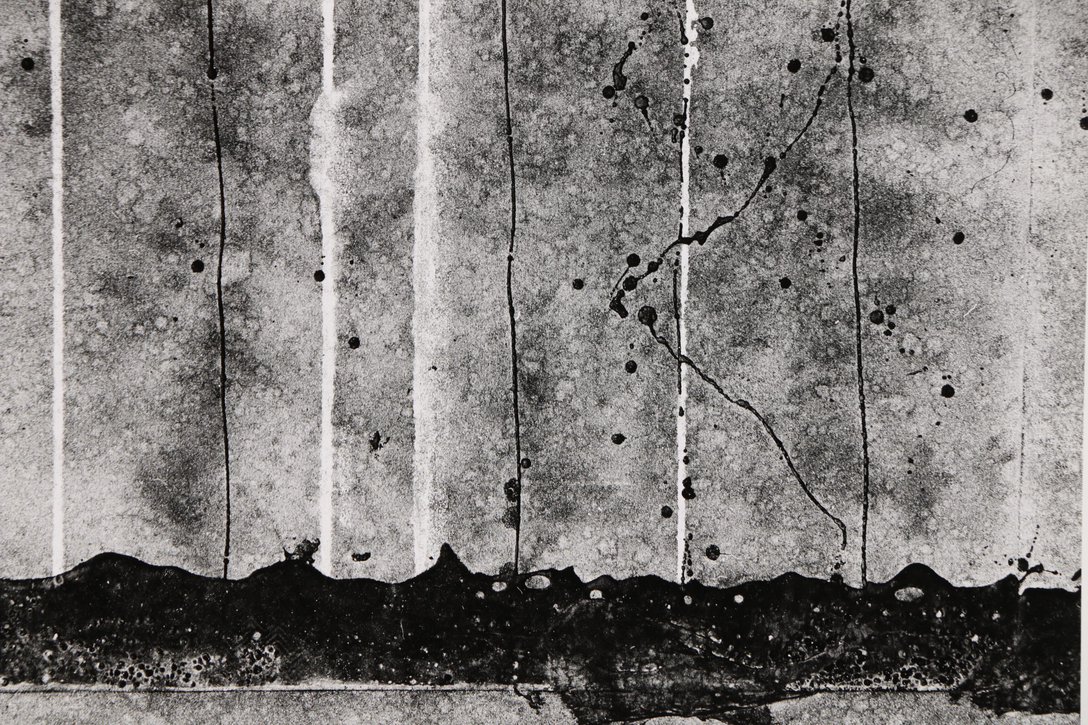 Don Jim Silver Gelatin Photograph from "Warriors (Abstract Tar Drippings)"