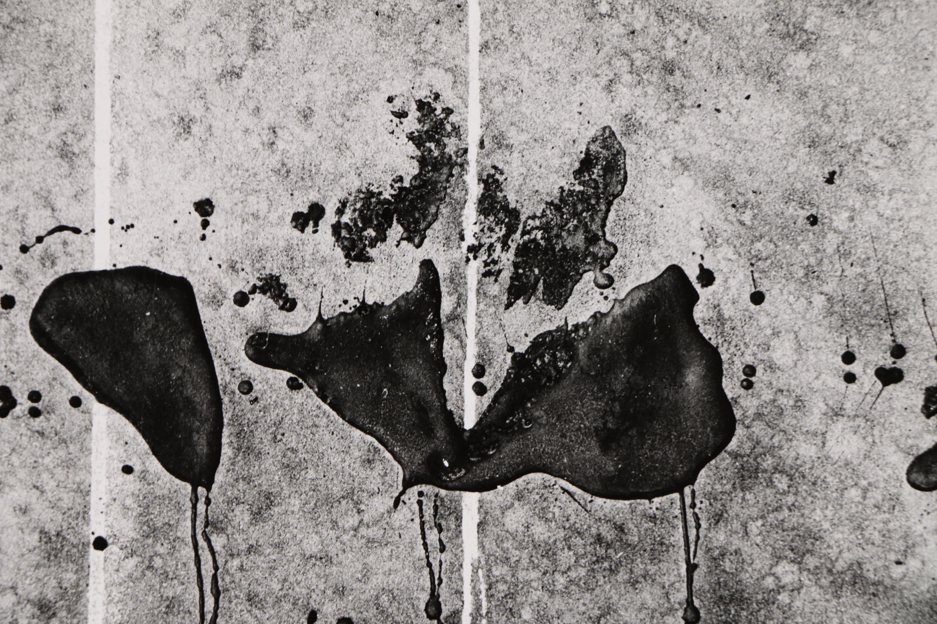 Don Jim Silver Gelatin Photograph from "Warriors (Abstract Tar Drippings)"