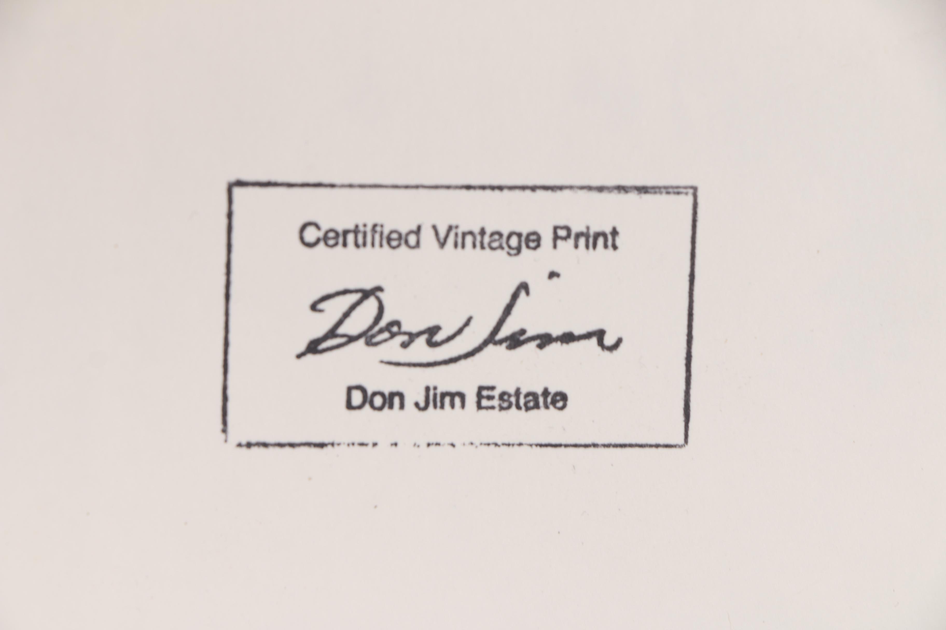 Don Jim Silver Gelatin Photograph from "Warriors (Abstract Tar Drippings)"