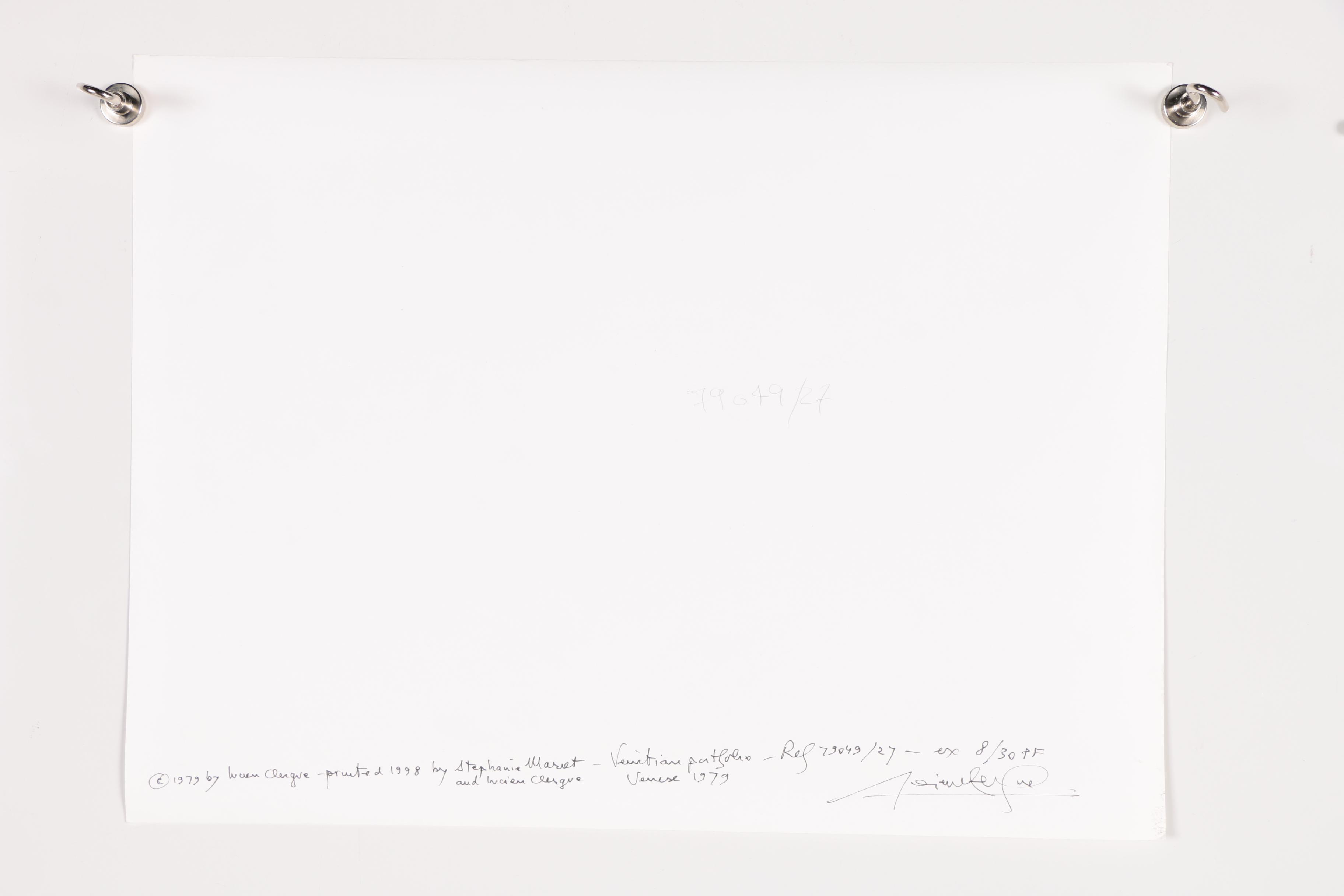 Lucien Clergue Silver Gelatin Photograph "Mirrors"