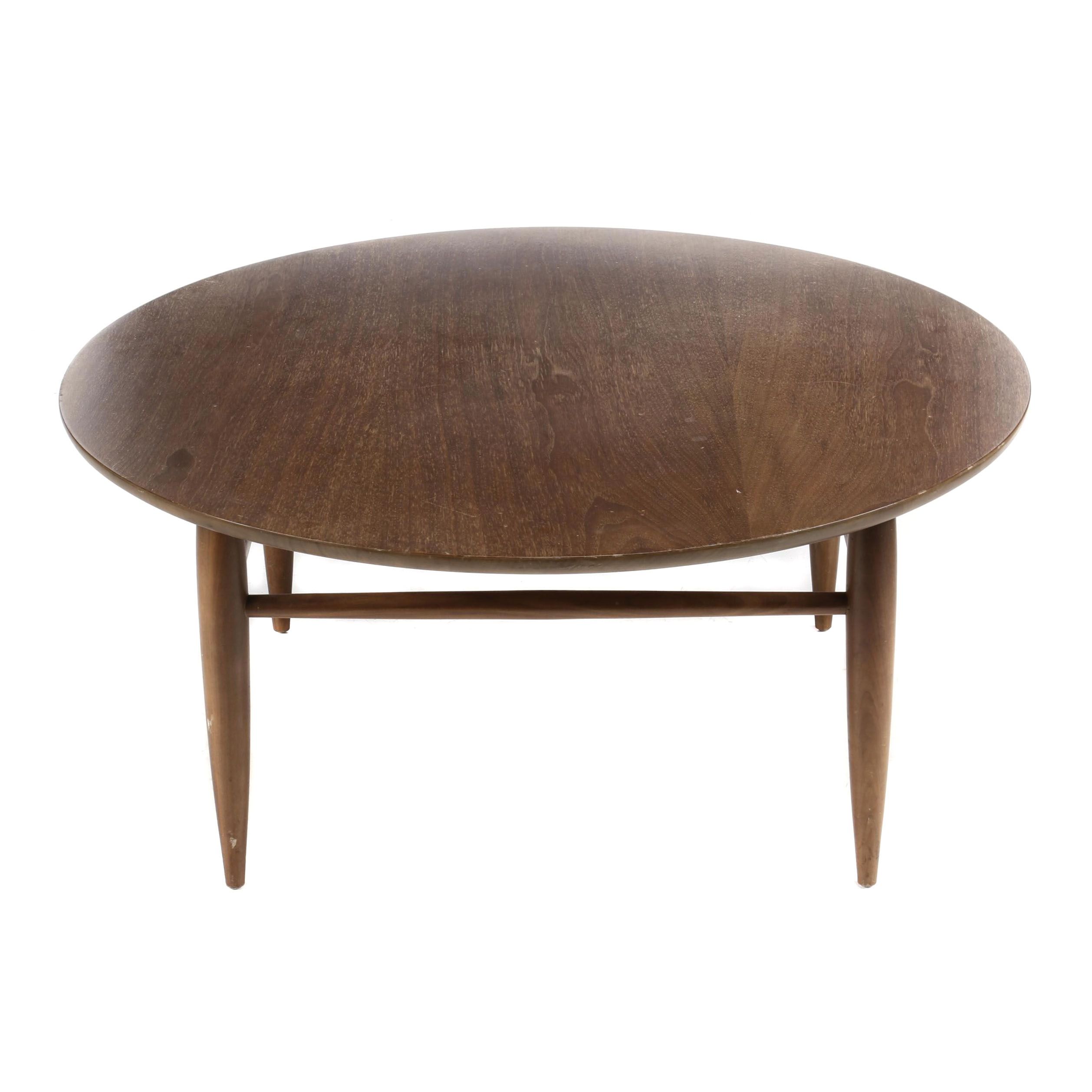 Mid Century Modern Mersman Walnut Coffee Table, Circa 1960s