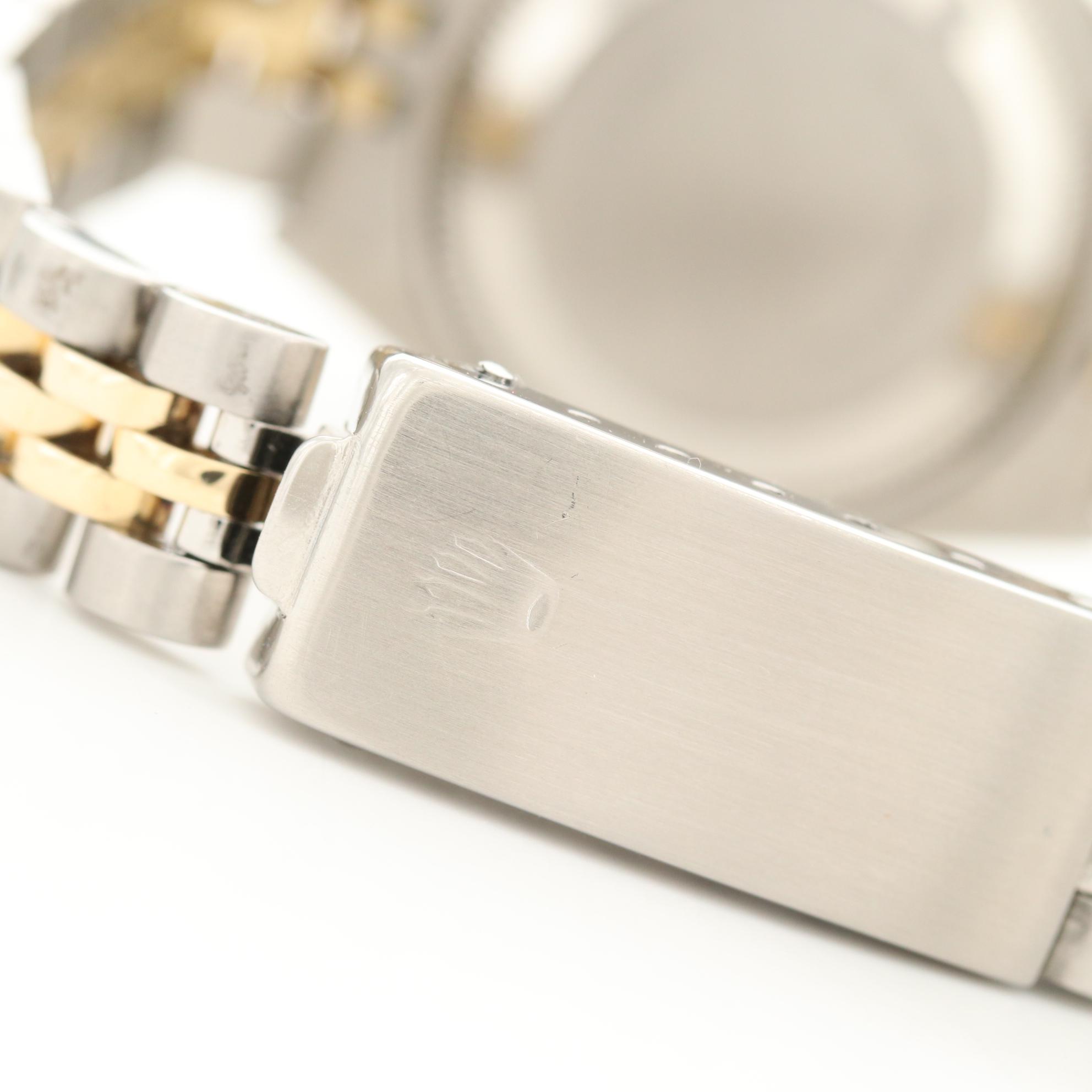 Rolex Datejust 14K Gold and Stainless Steel Watch With Diamonds, 1979