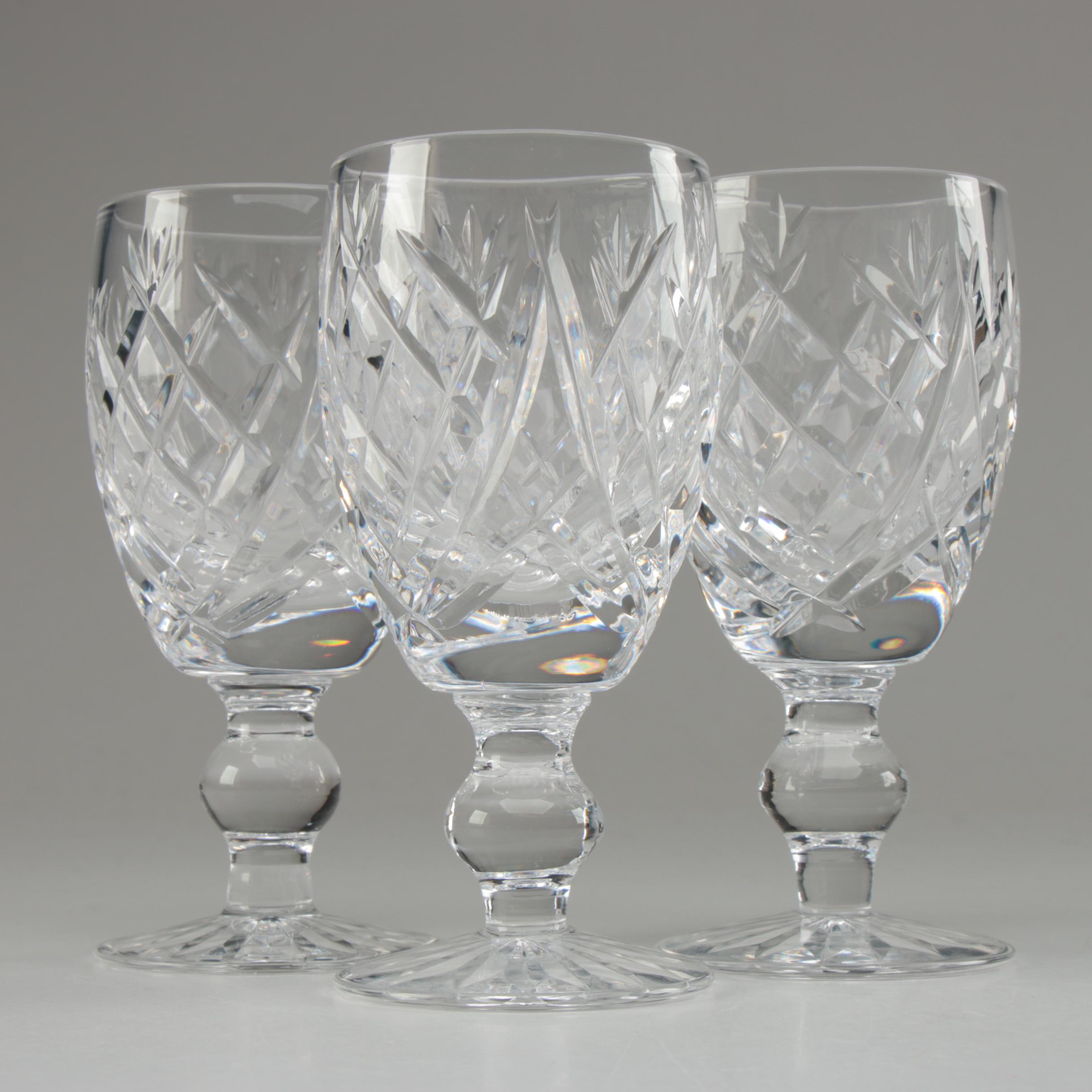 Waterford Crystal "Donegal" Sherry Glasses, Late 20th Century