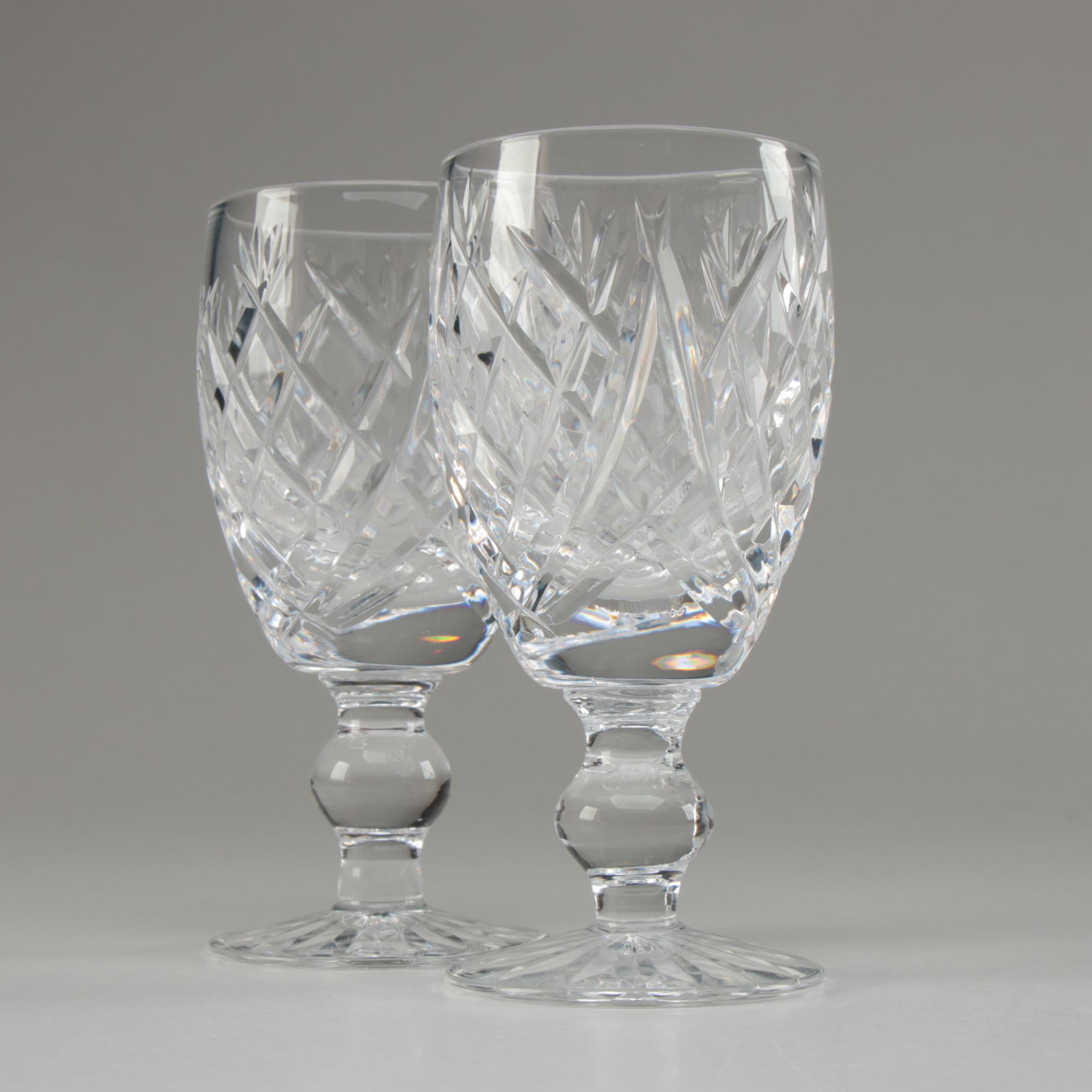 Waterford Crystal "Donegal" Sherry Glasses, Late 20th Century