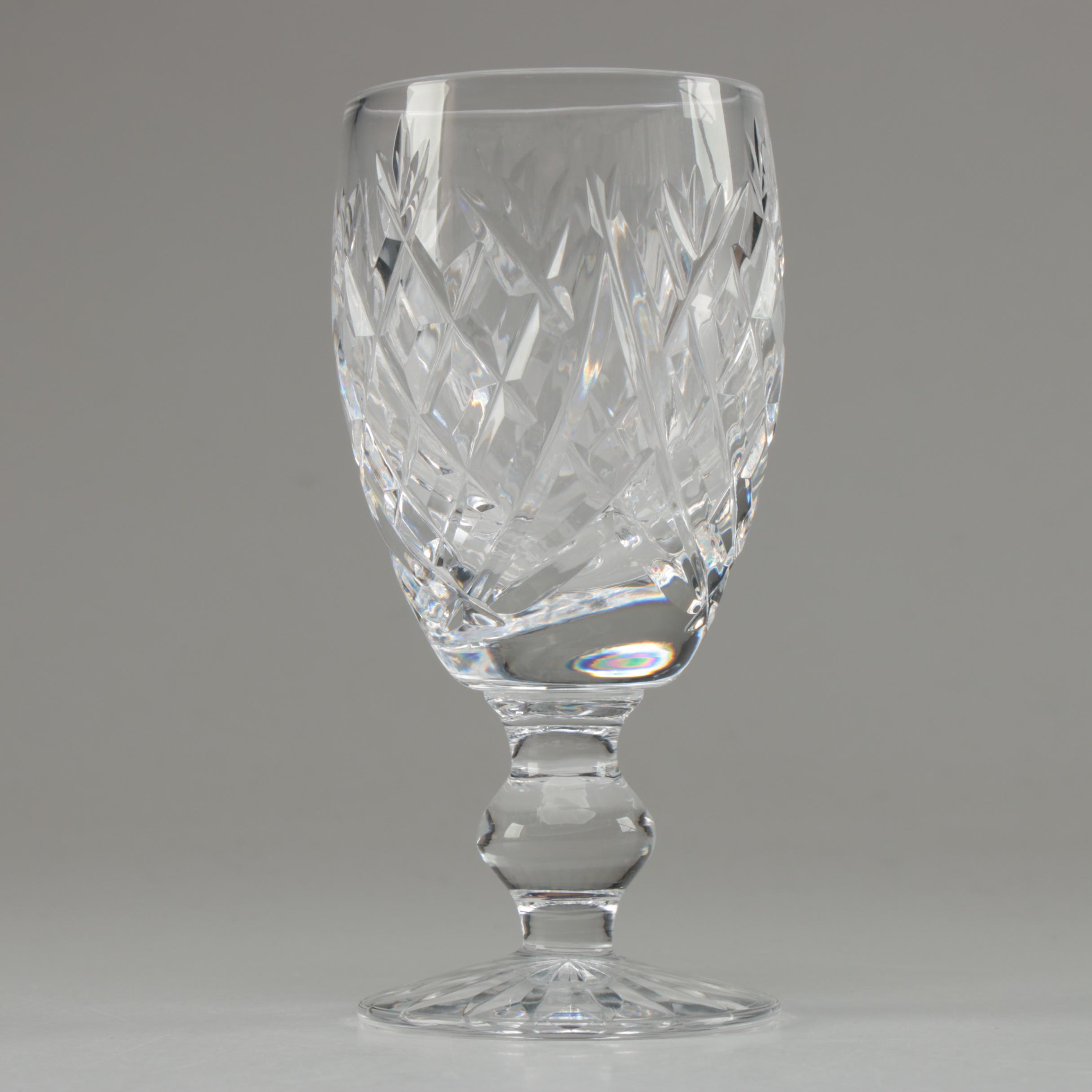 Waterford Crystal "Donegal" Sherry Glasses, Late 20th Century