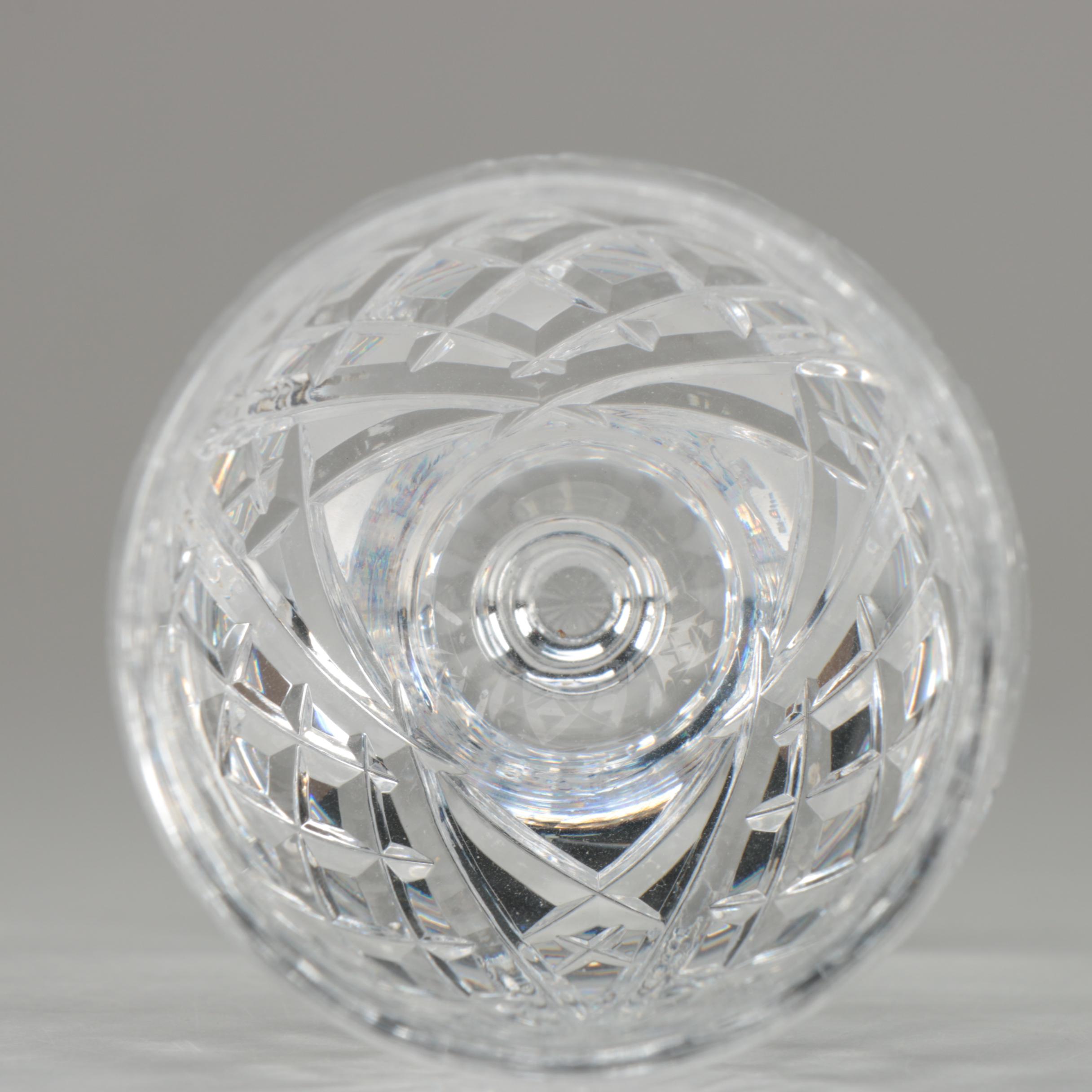 Waterford Crystal "Donegal" Sherry Glasses, Late 20th Century