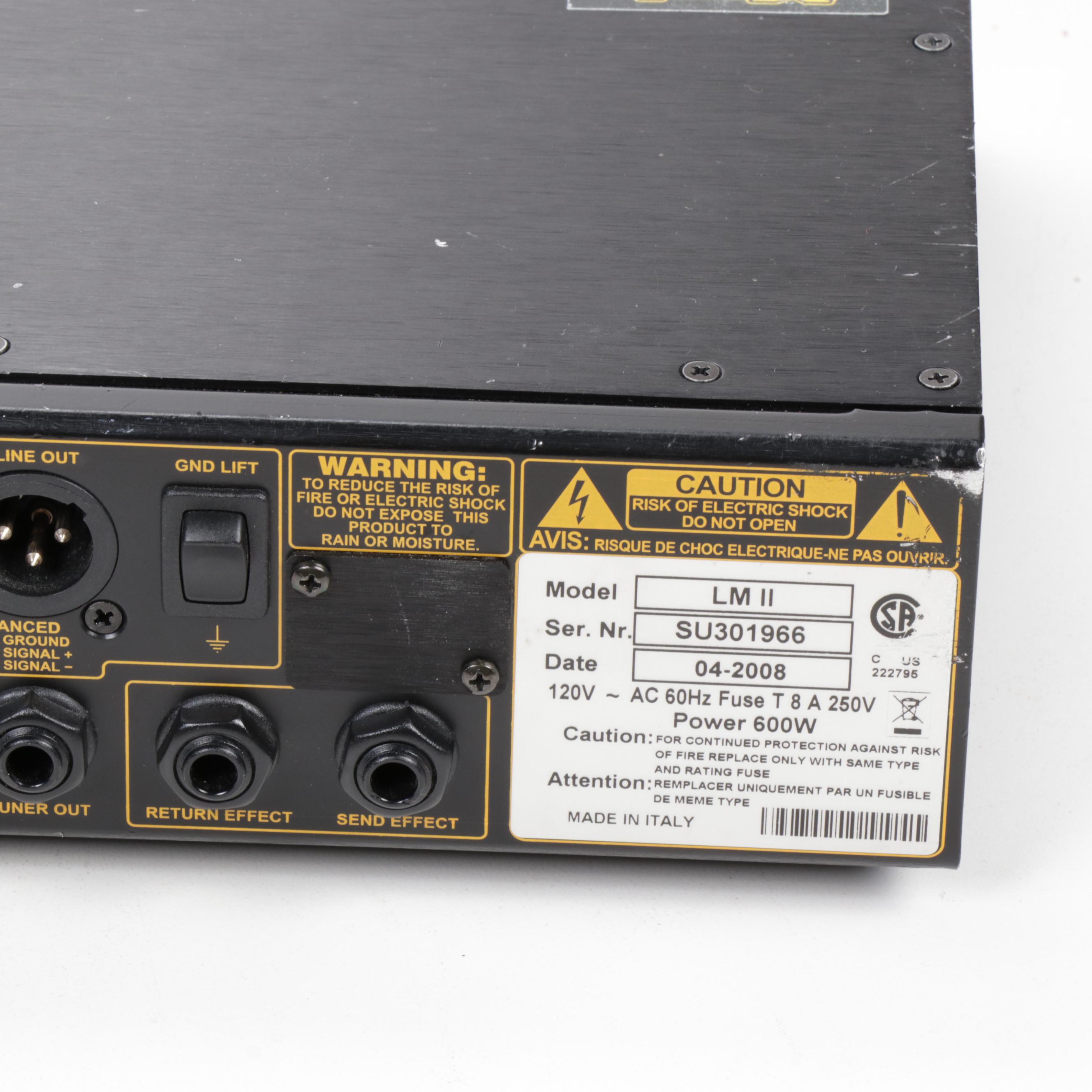 Mark Bass Little Mark II Bass Amplifier