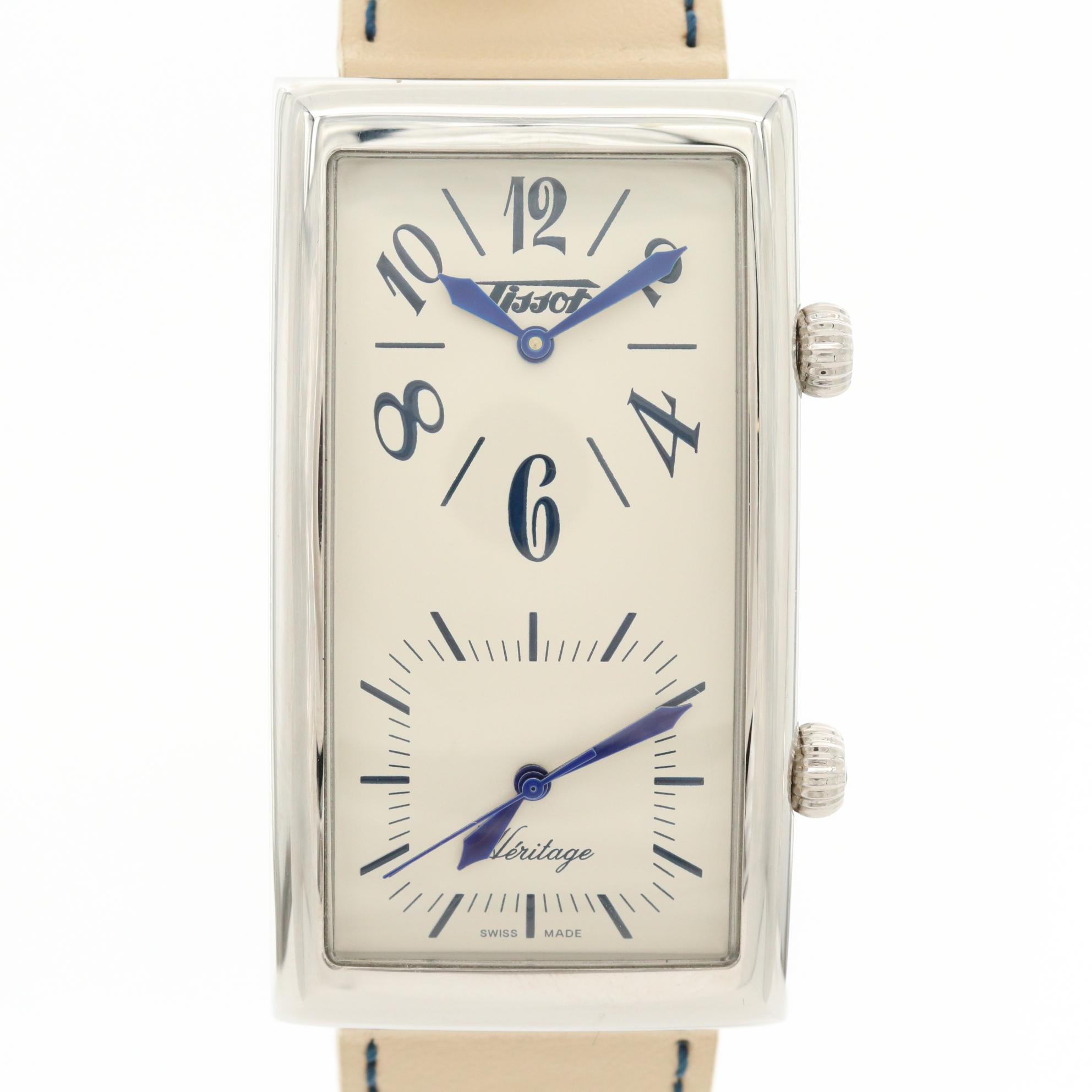 Tissot Heritage Dual Time Stainless Steel Quartz Watch