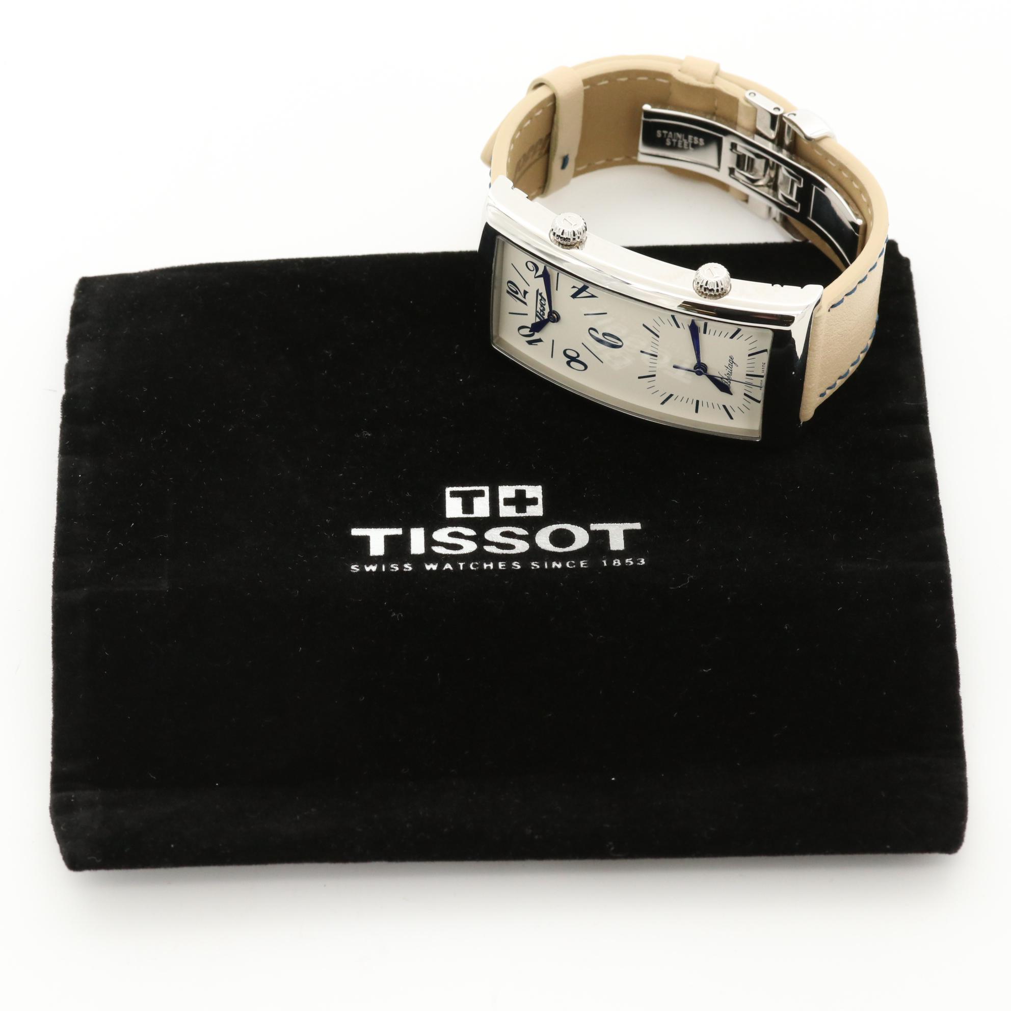 Tissot Heritage Dual Time Stainless Steel Quartz Watch