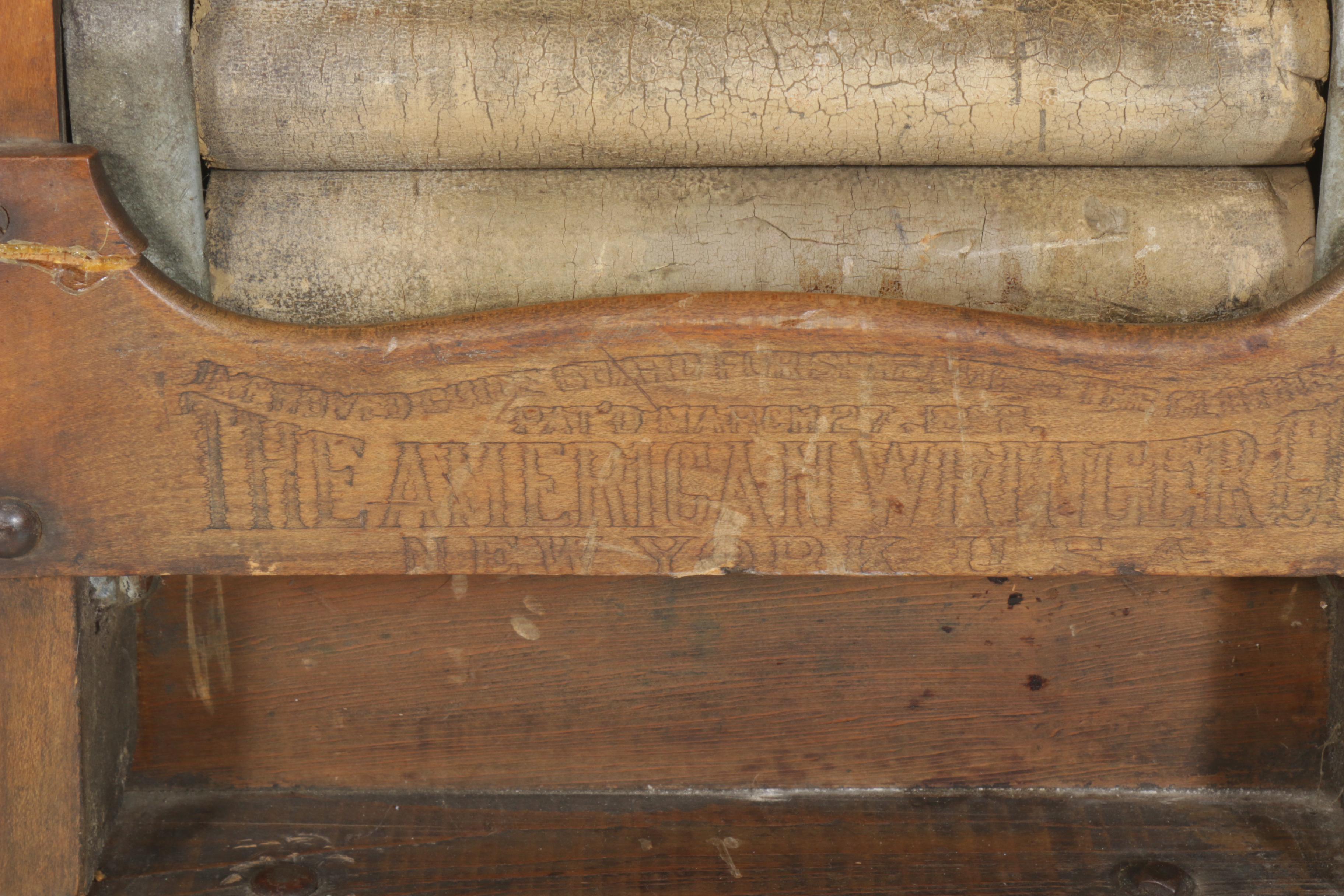 Boss Semi-Springless Model G Clothes Washer Machine with Ringer, Antique