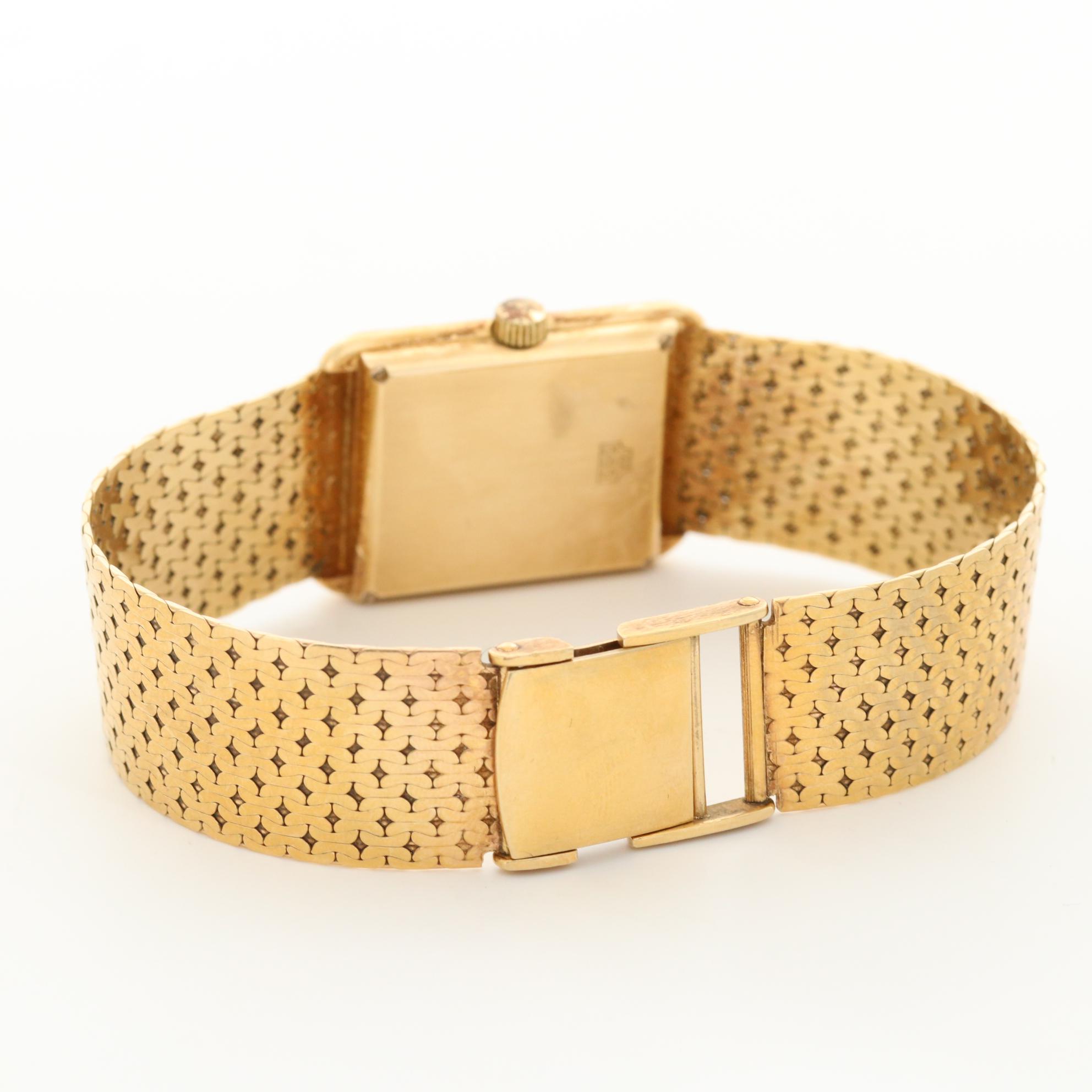 Paul Breguette 14K Yellow Gold Quartz Watch