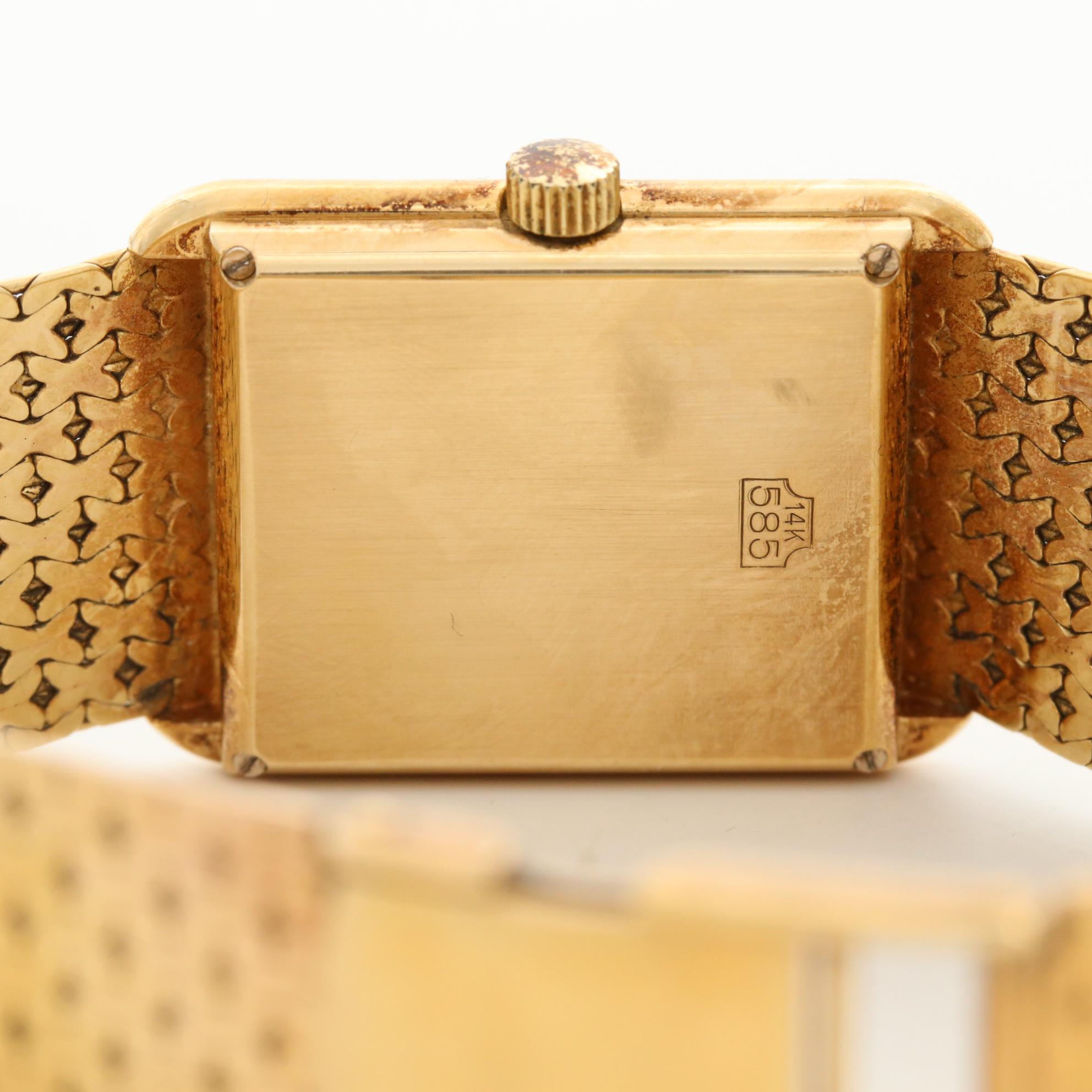 Paul Breguette 14K Yellow Gold Quartz Watch