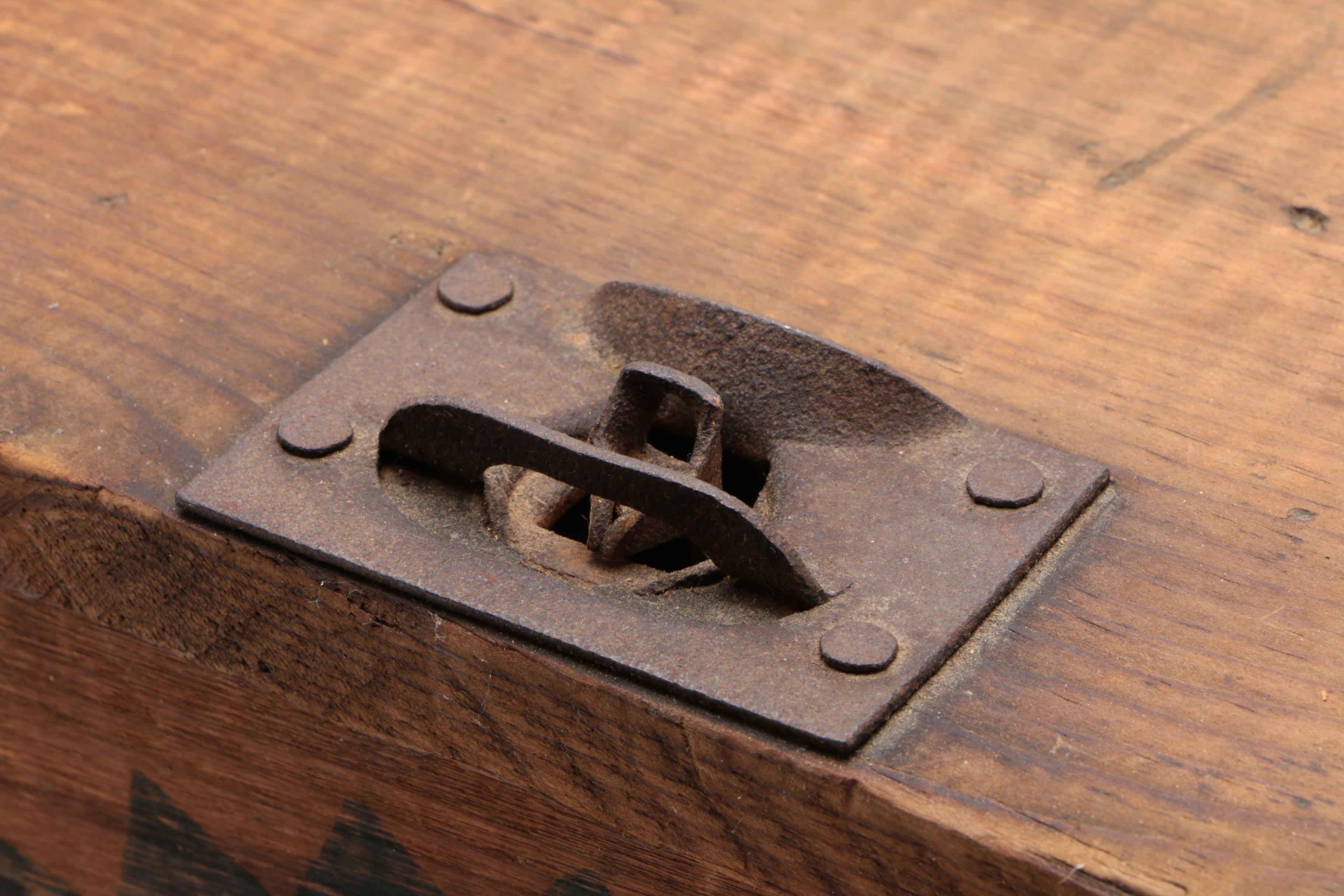 August Wagner Brewery Wood Advertising Crate, Columbus, Ohio, 1933-1937