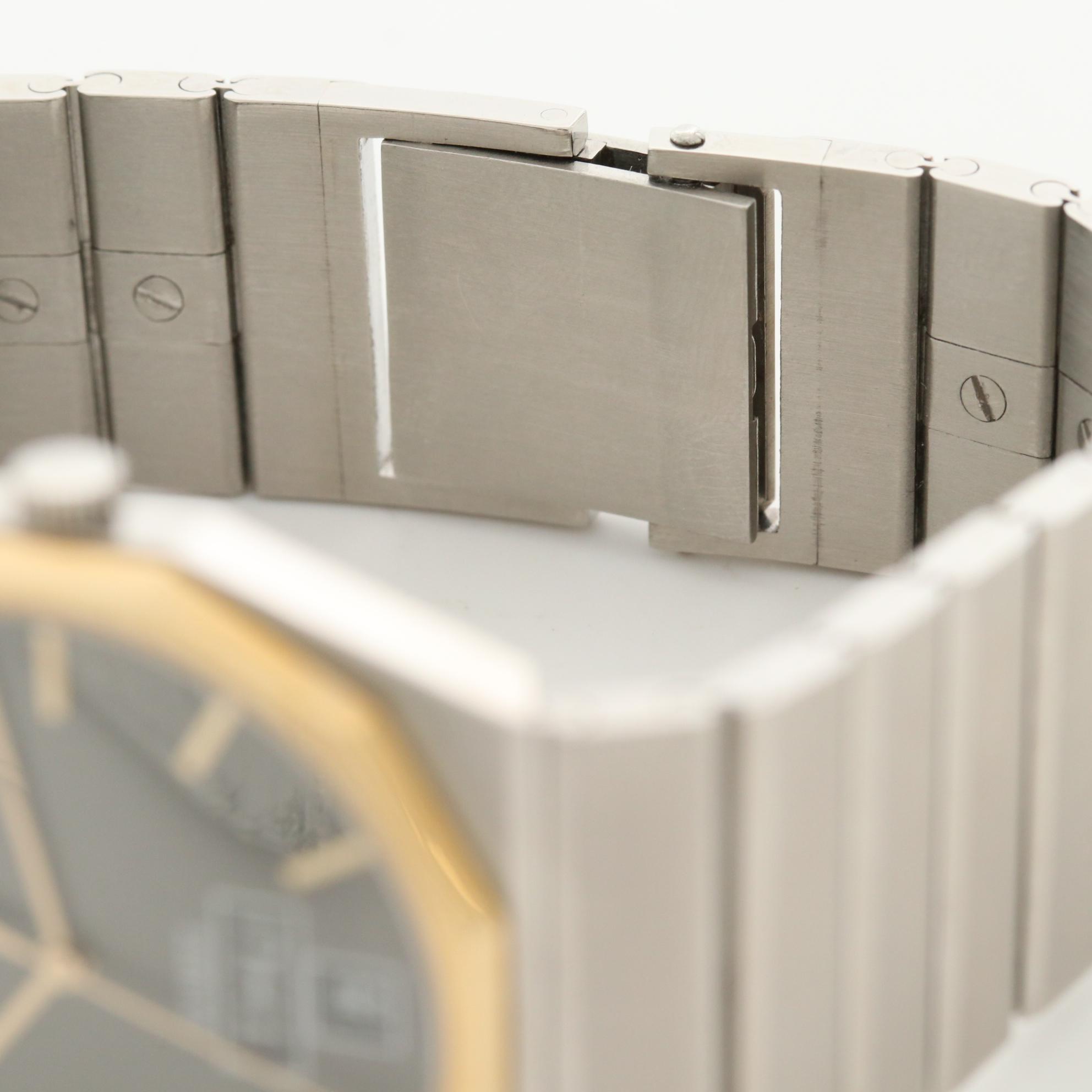 Concord Mariner SG Stainless Steel and 18K Gold Quartz Watch With Day/Date