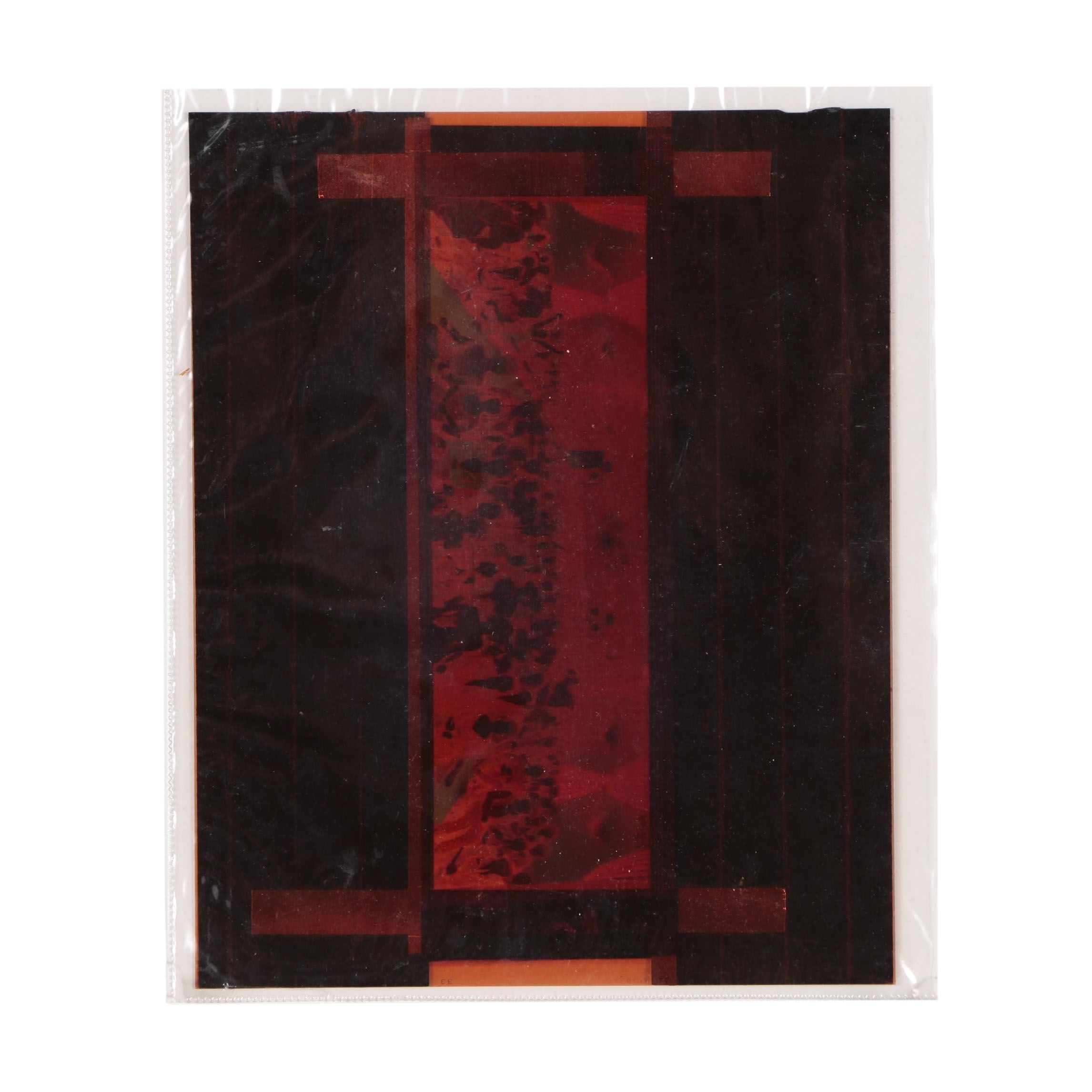 Color Negative Film Sheet of Thomas Suriya Mural "You Are the Star"