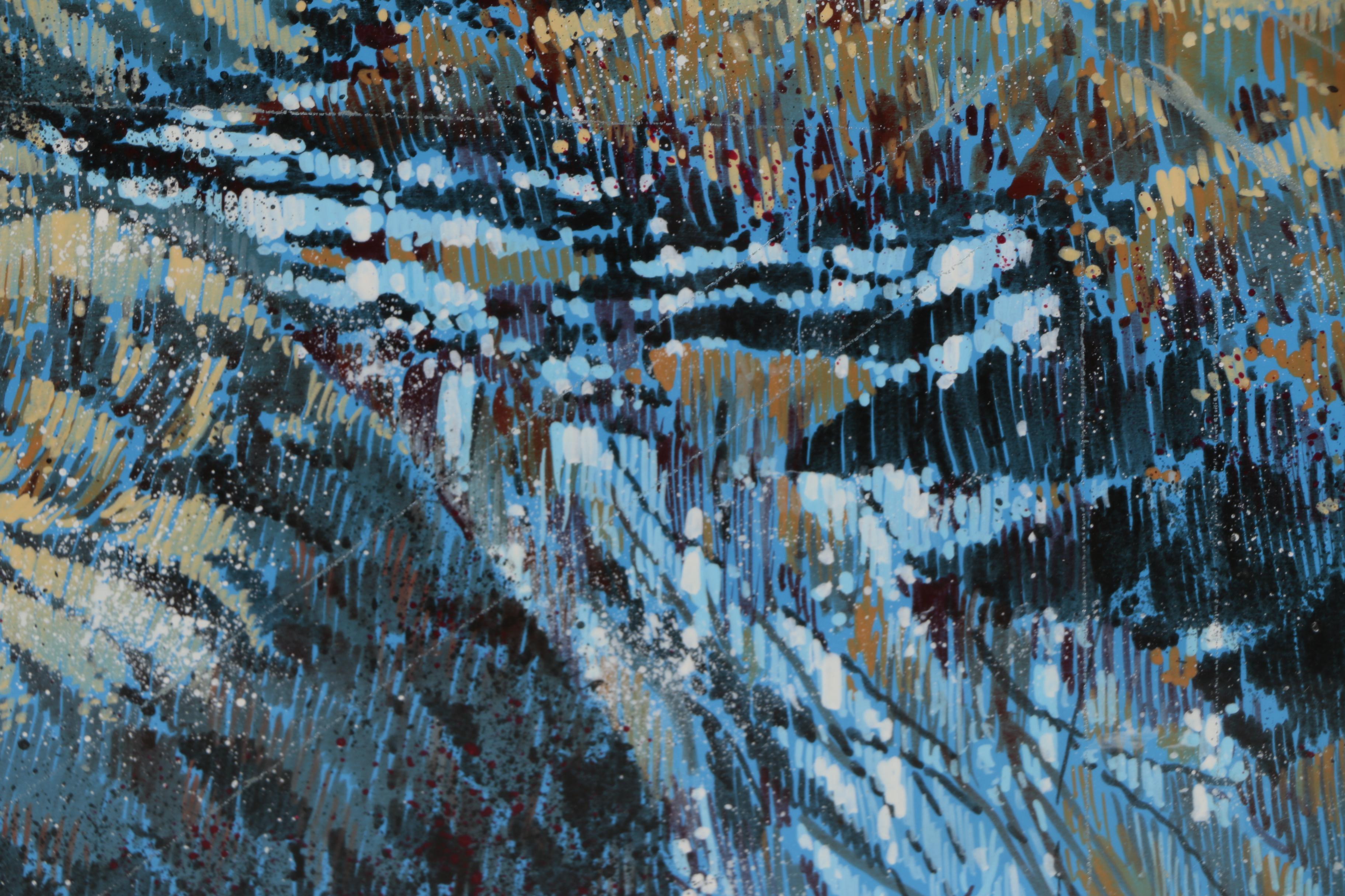 Lawrence Benjamin Porter Gouache Painting "End of Summer"