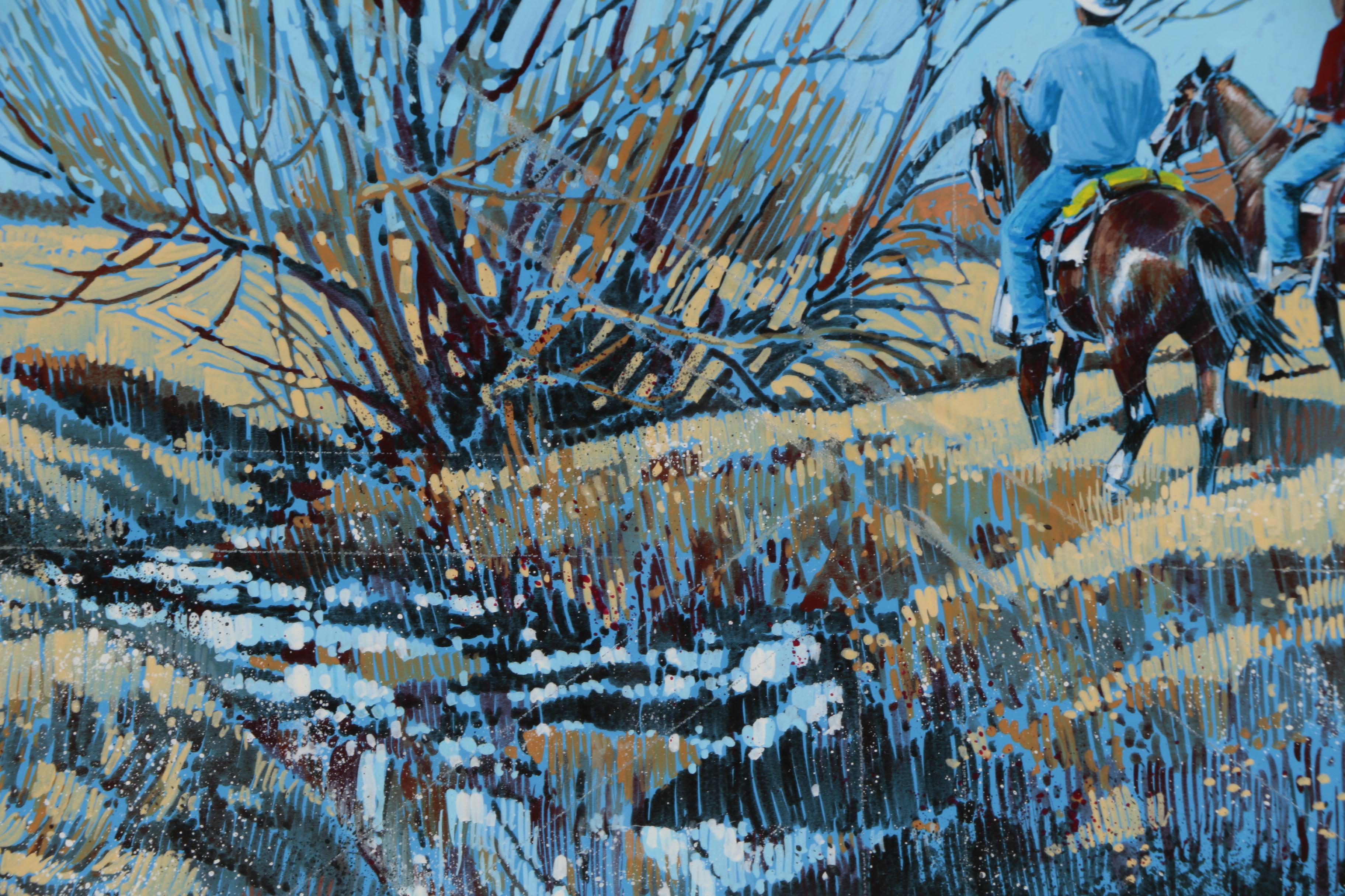 Lawrence Benjamin Porter Gouache Painting "End of Summer"