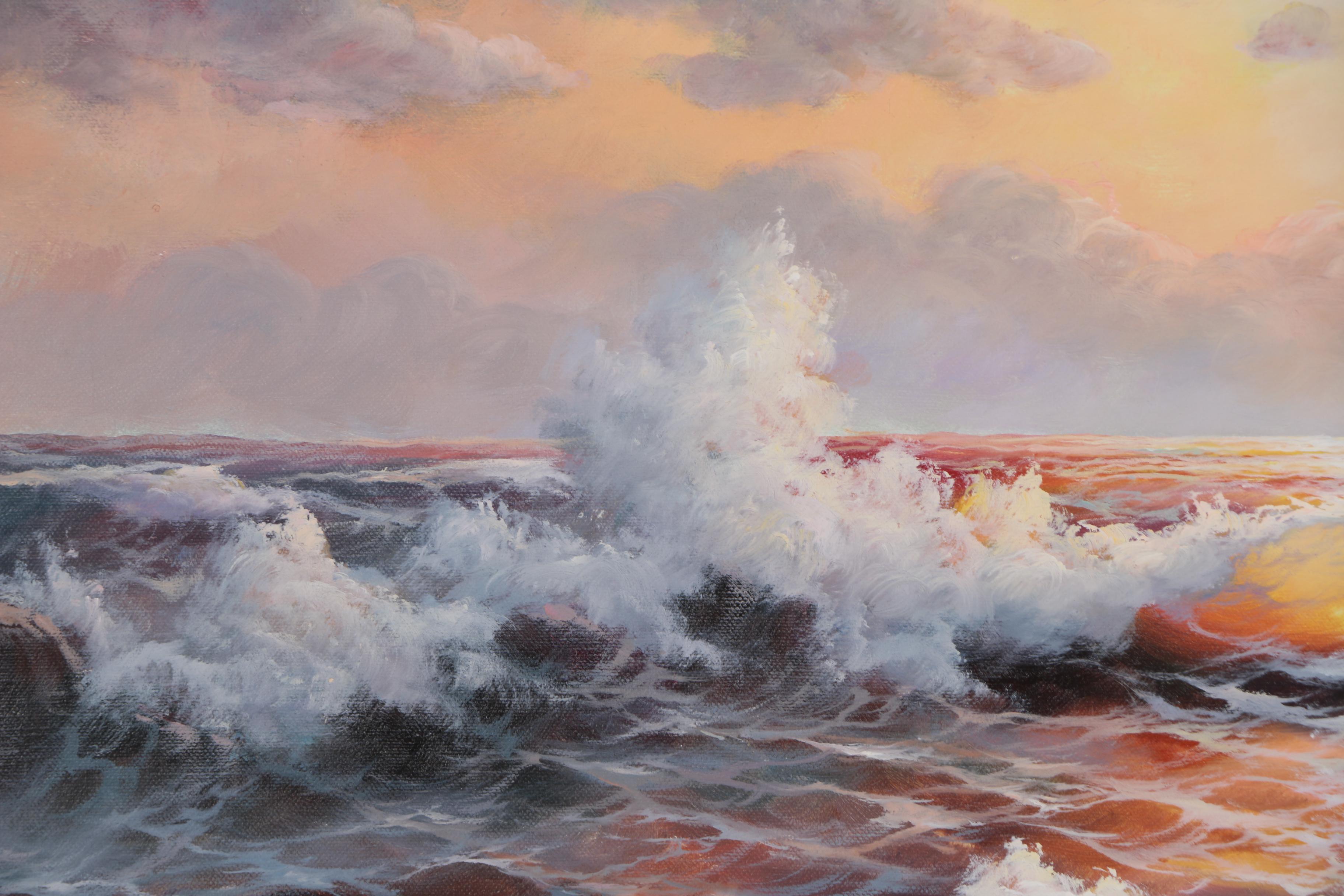 Alex Greene Seascape Oil Painting
