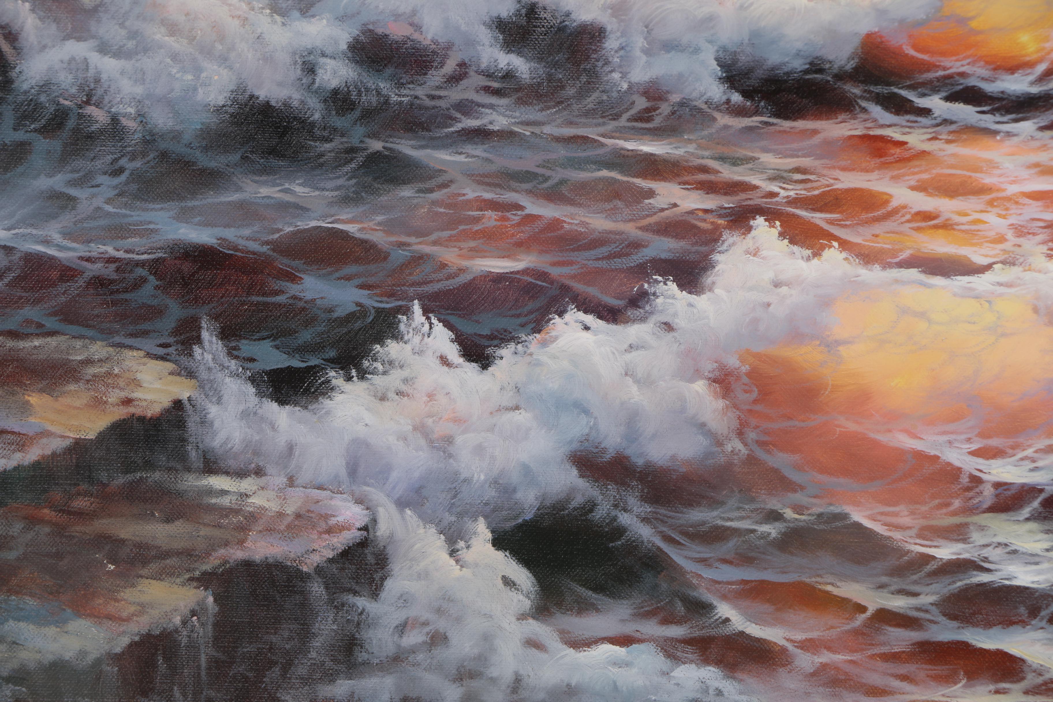 Alex Greene Seascape Oil Painting