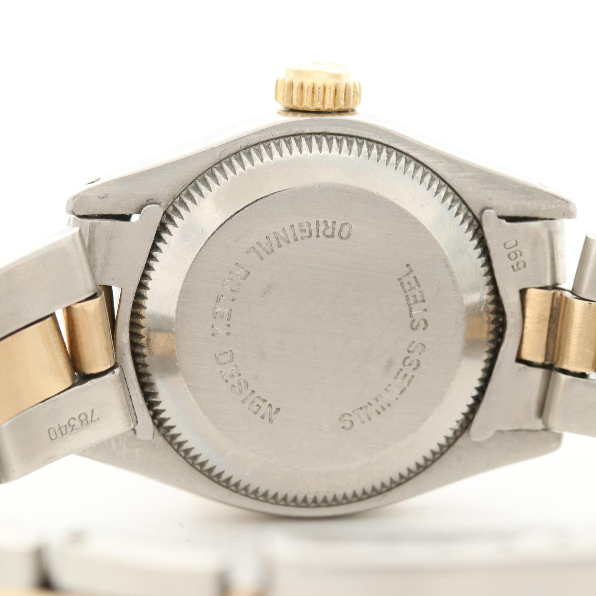 Vintage Rolex Oyster Perpetual 14K Gold and Stainless Steel Automatic Watch