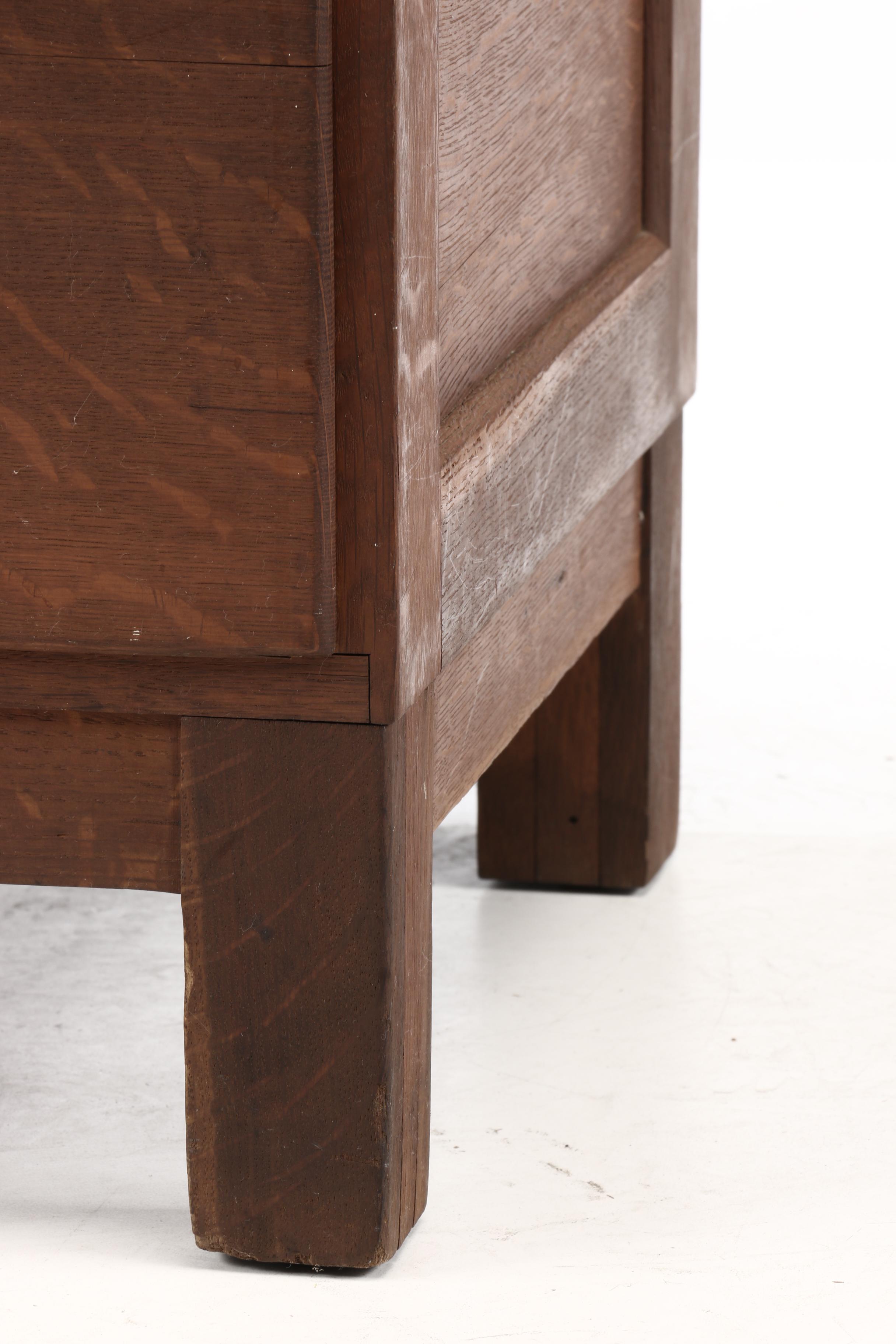 Shaw-Walker, Oak Three-Drawer File Cabinet, Early 20th Century