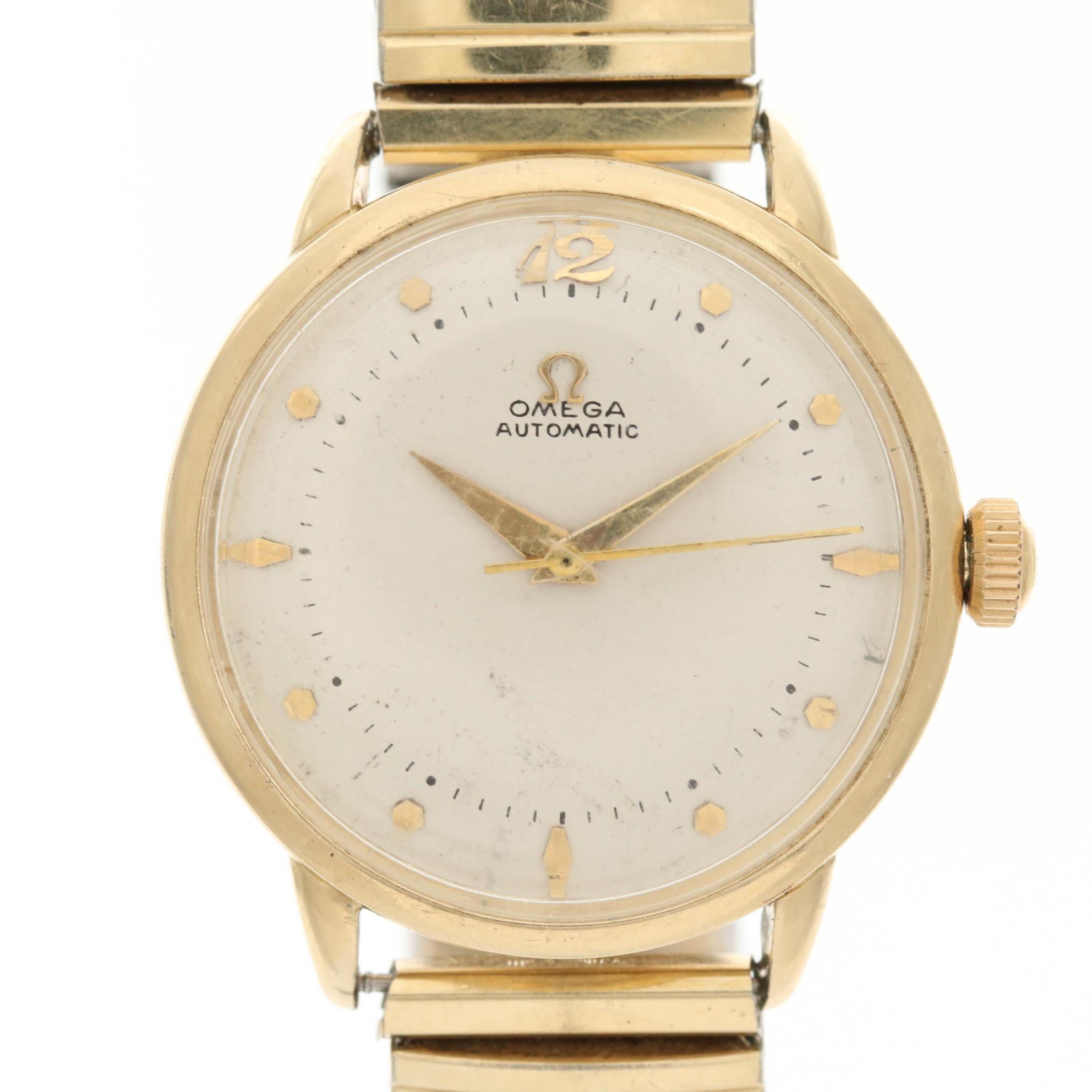 Vintage Omega "US Collection" Gold Filled Automatic Watch, 1952