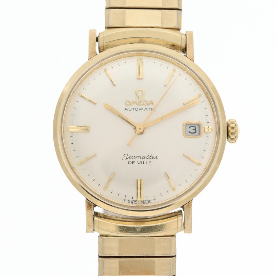 Omega Seamaster DeVille 14K Gold and Stainless Steel Wristwatch