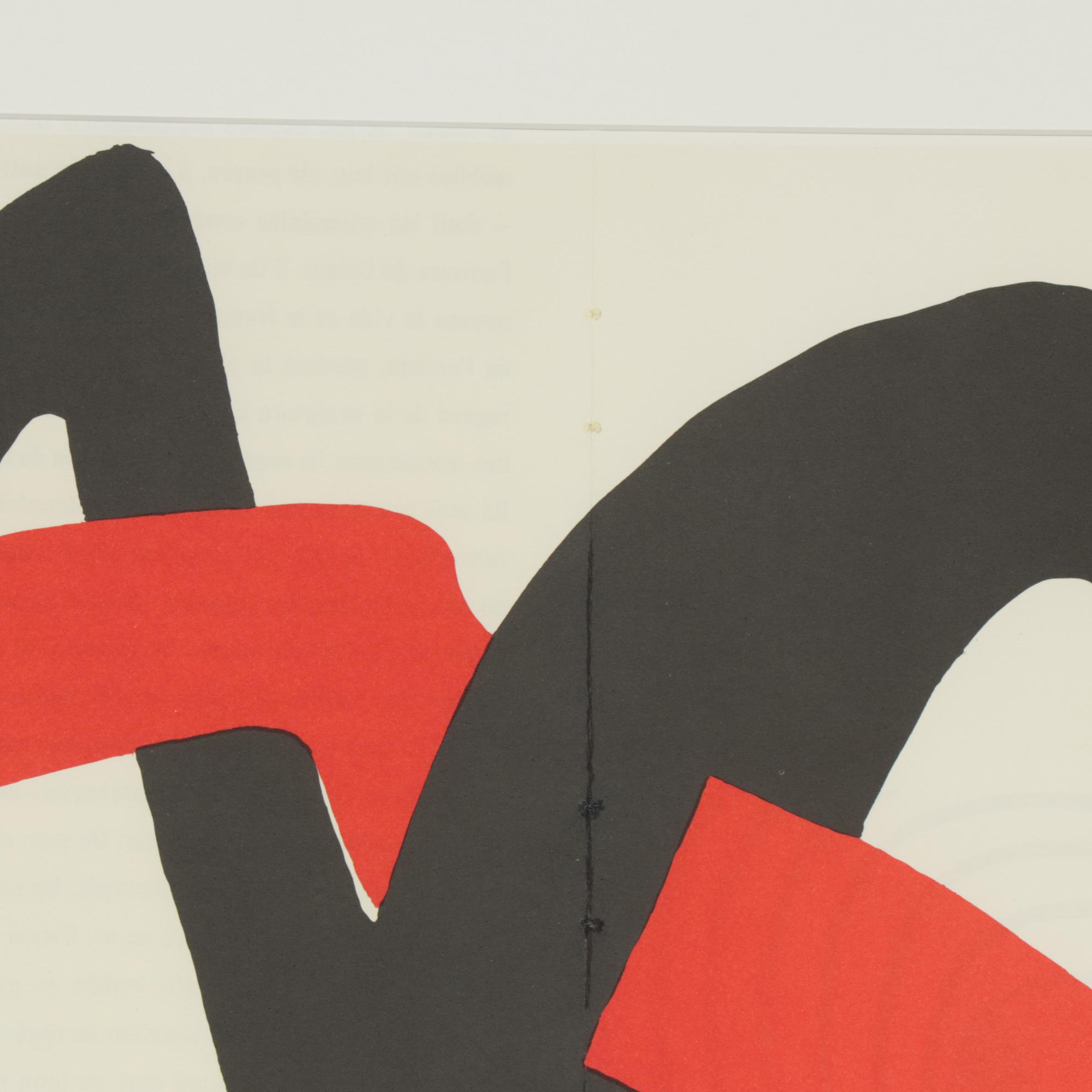 Alexander Calder Color Lithograph for Galerie Adrien Maeght
