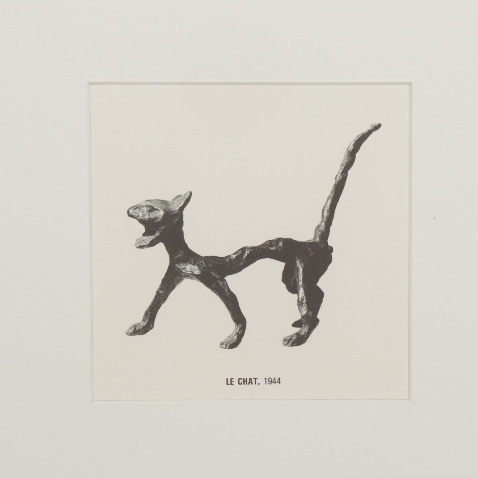 Alexander Calder Sculpture Lithographs "Le Chat" and "Éléphant"