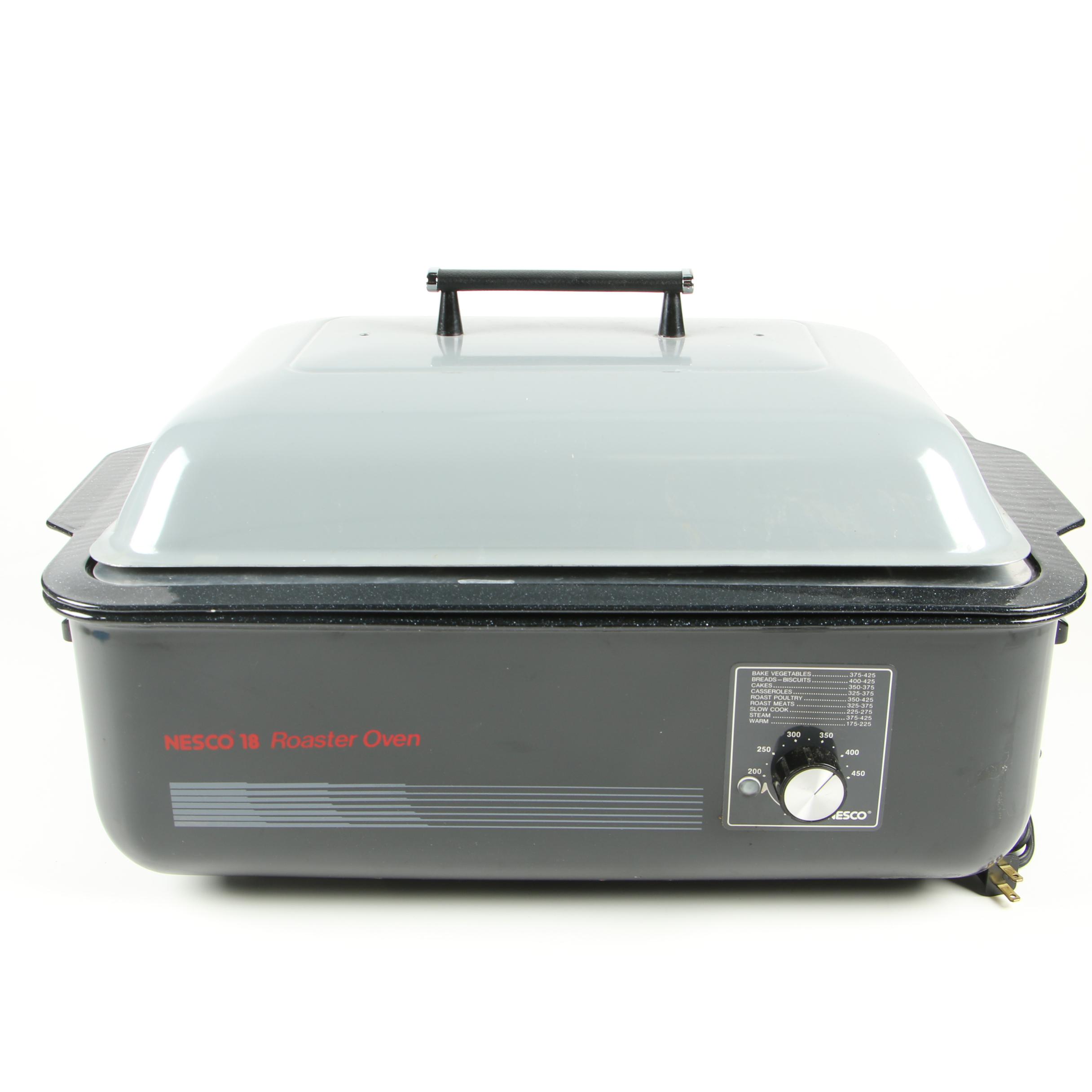 Nesco 18 Roaster Oven with Buffet Server and Bake Kit