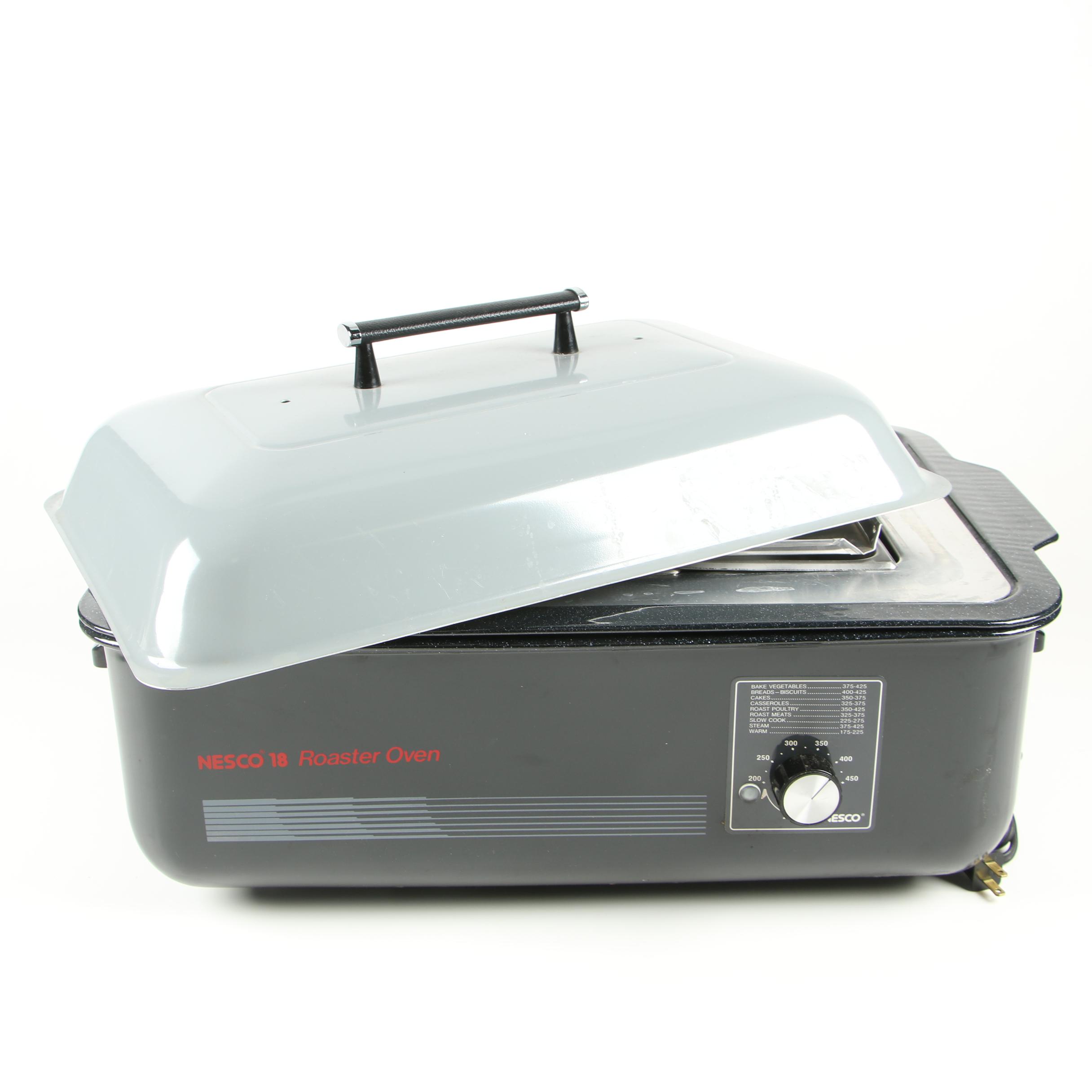 Nesco 18 Roaster Oven with Buffet Server and Bake Kit