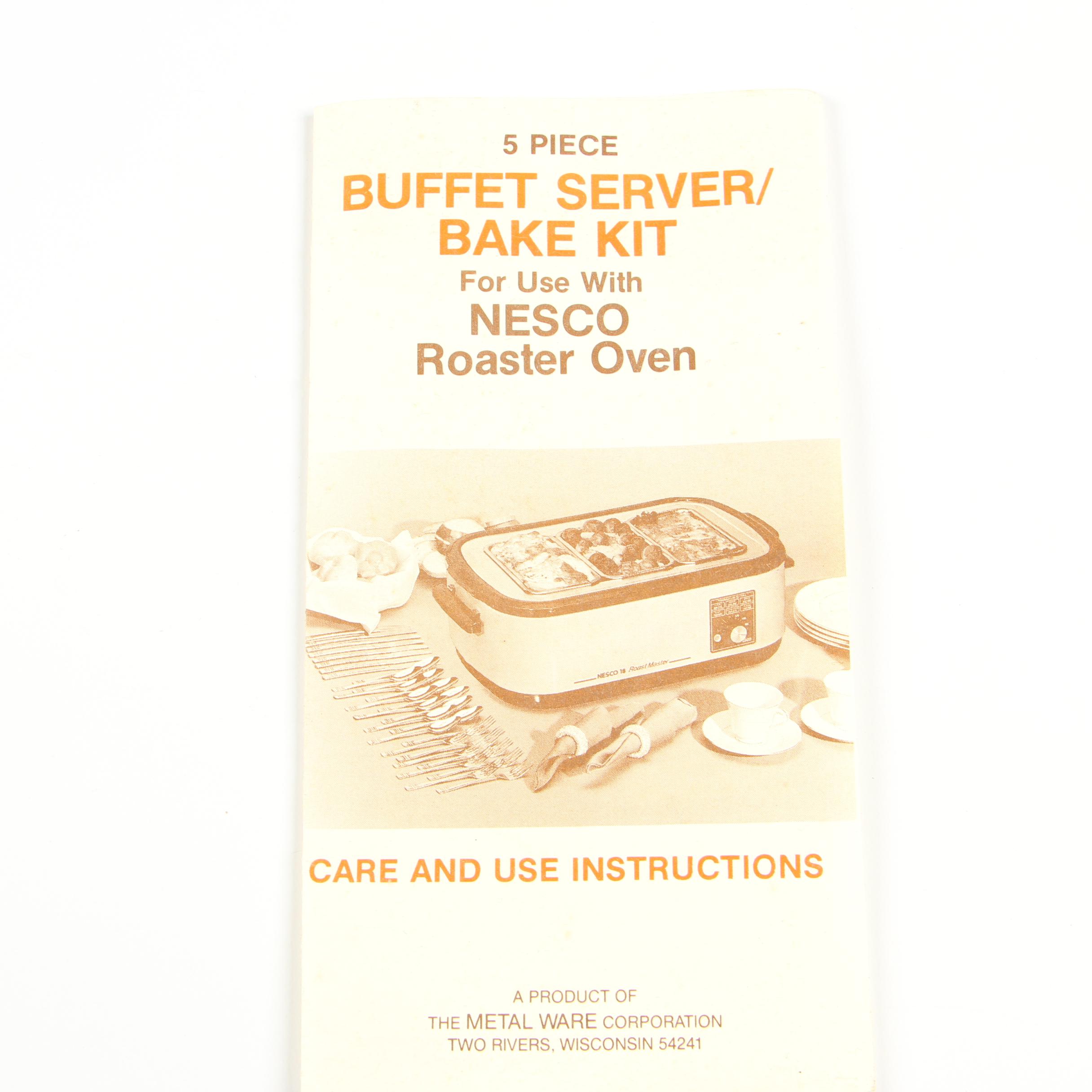 Nesco 18 Roaster Oven with Buffet Server and Bake Kit
