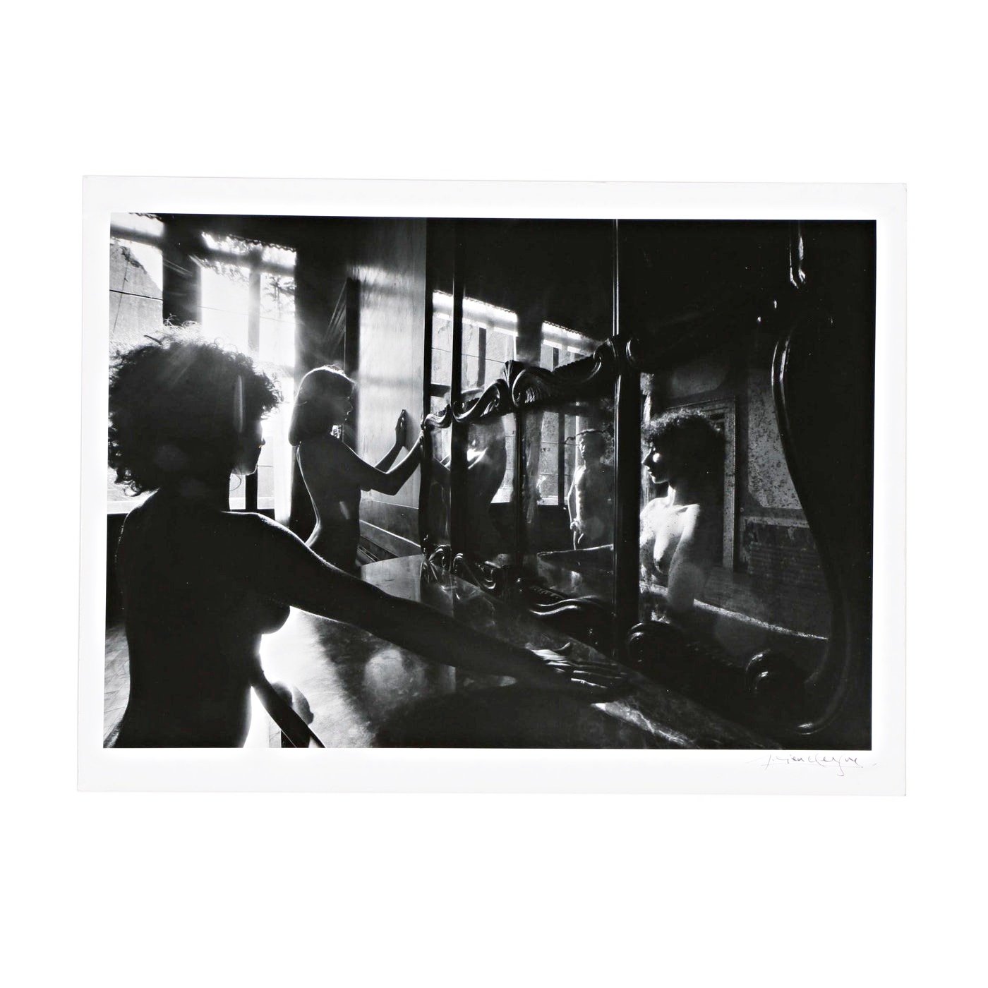 Lucien Clergue Silver Gelatin Photograph "Mirrors"