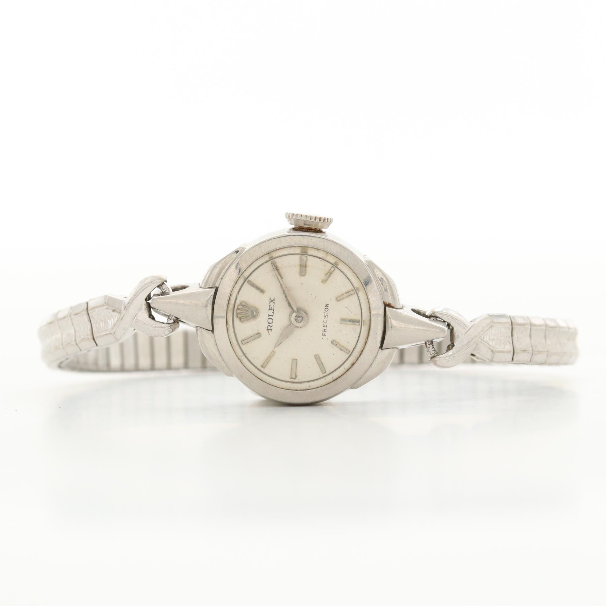 Vintage Rolex Stainless Steel Stem Wind Watch