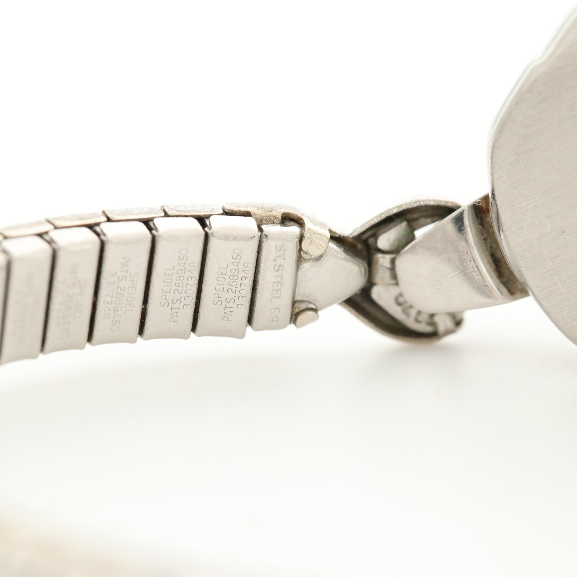 Vintage Rolex Stainless Steel Stem Wind Watch