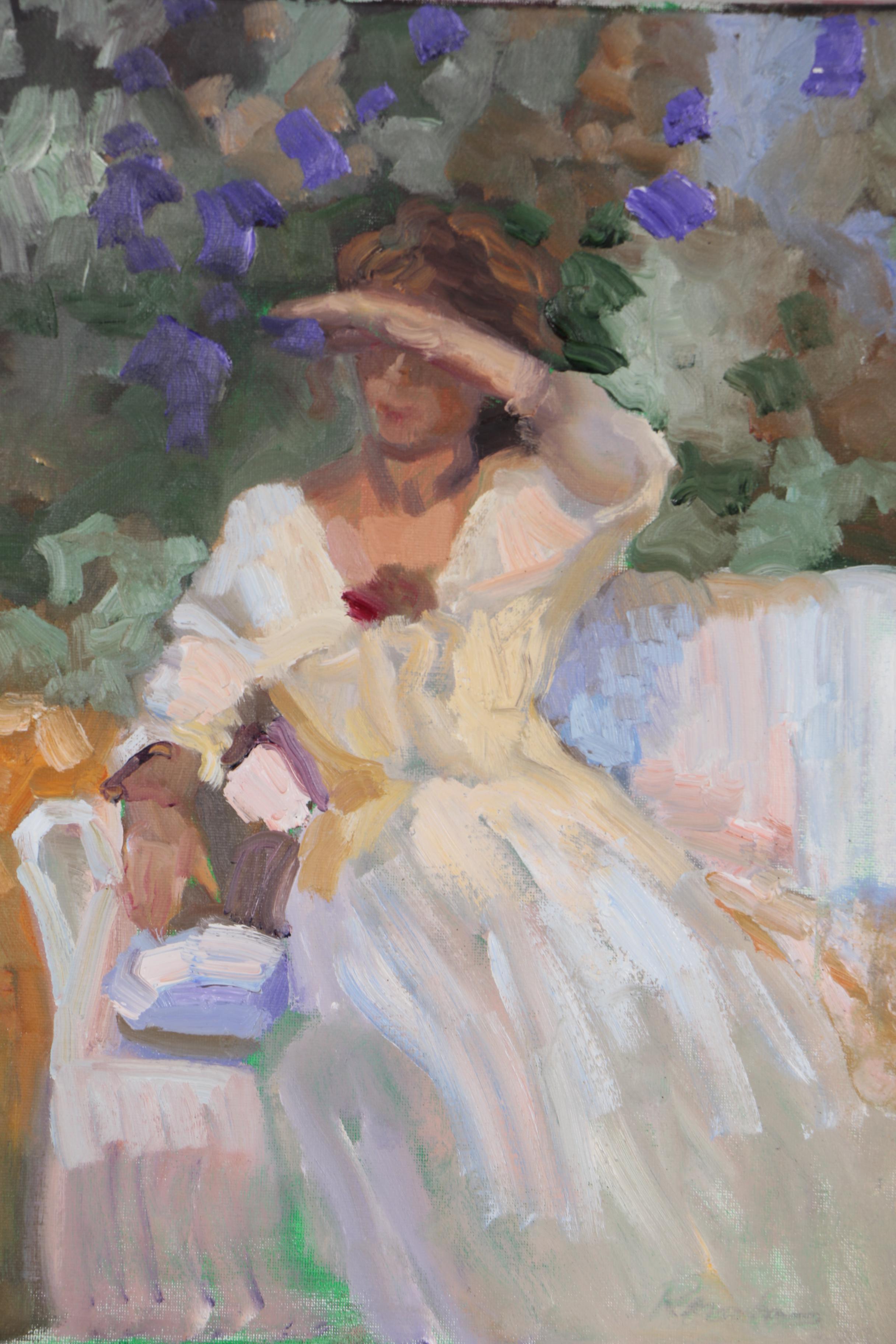 Sally Rosenbaum Figural Oil Painting